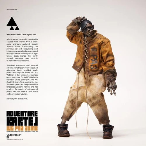 Ashley Wood Underverse Adventure Kartel Waste Guard WG PA3 Zomb 1/6 Scale Collectible Figure - Image 4