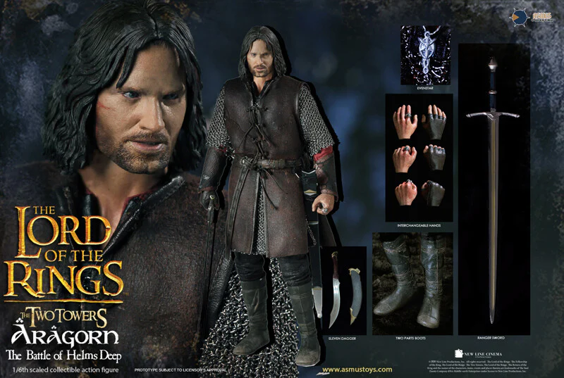Asmus The Lord of the Rings Aragorn (Standard Body Version) 1/6 Scale Figure - Image 3