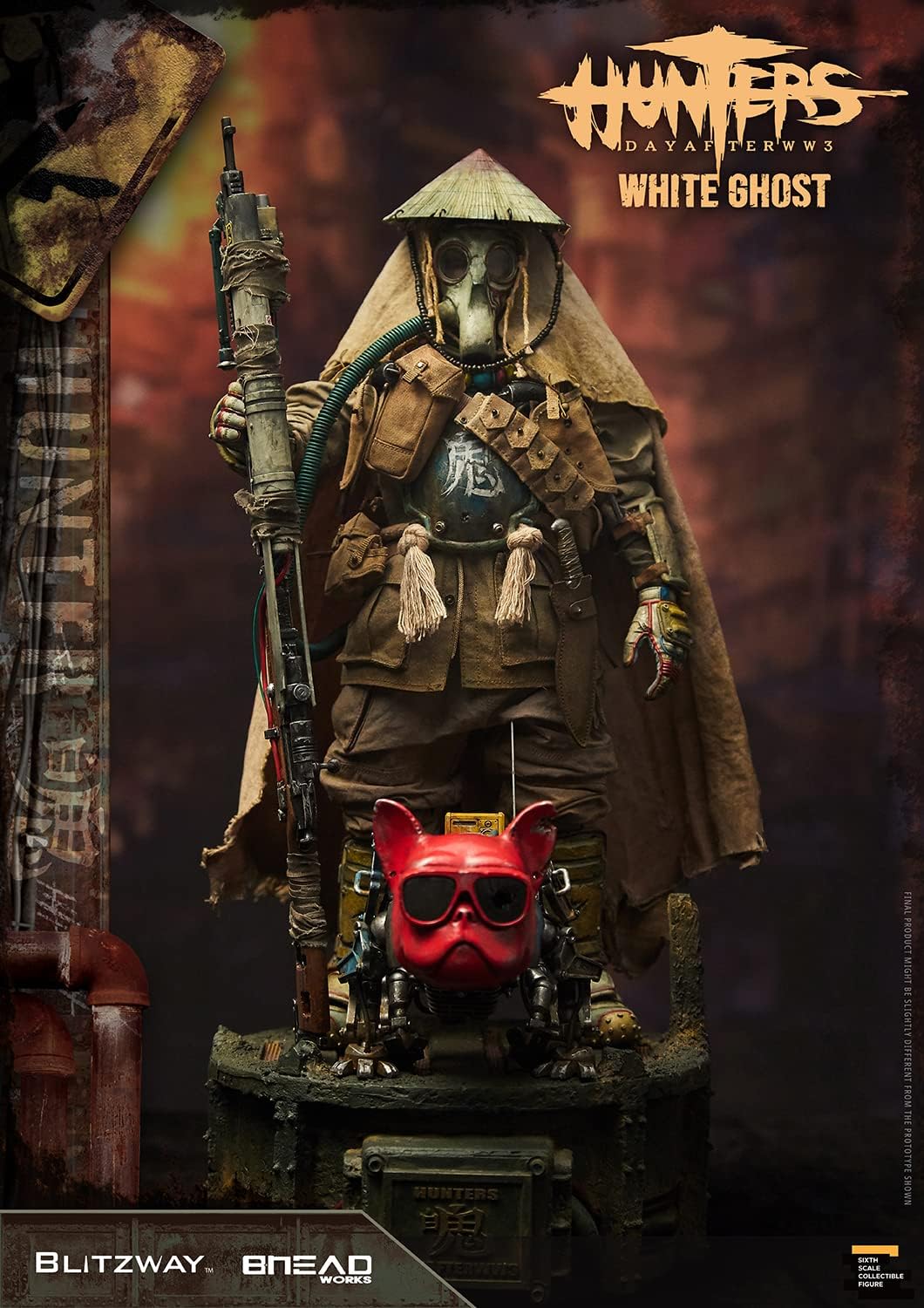 Blitzway x Bheadworks Hunters WWIII Day After White Ghost 1/6 Scale Collectible Figure - Image 2