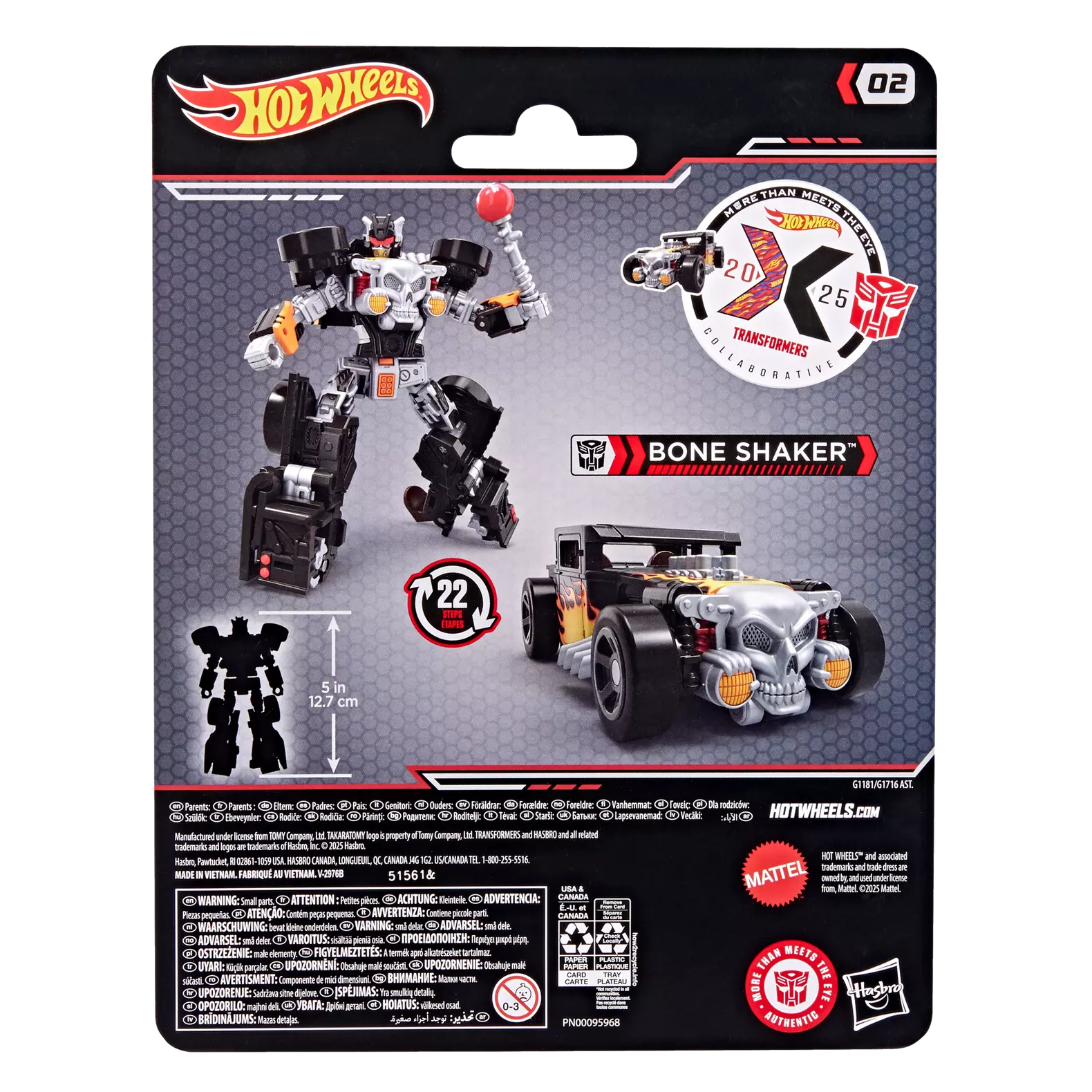 Transformers X Hot Wheels Bone Shaker - Image 4
