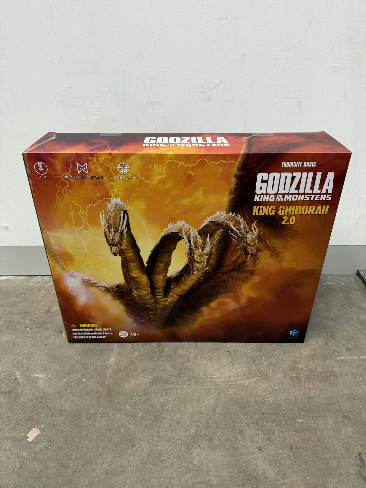 Hiya Toys Exquisitie Basic Series Godzilla: King of the Monsters King Ghidorah 2.0 Action Figure NON MINT BOX - Image 2