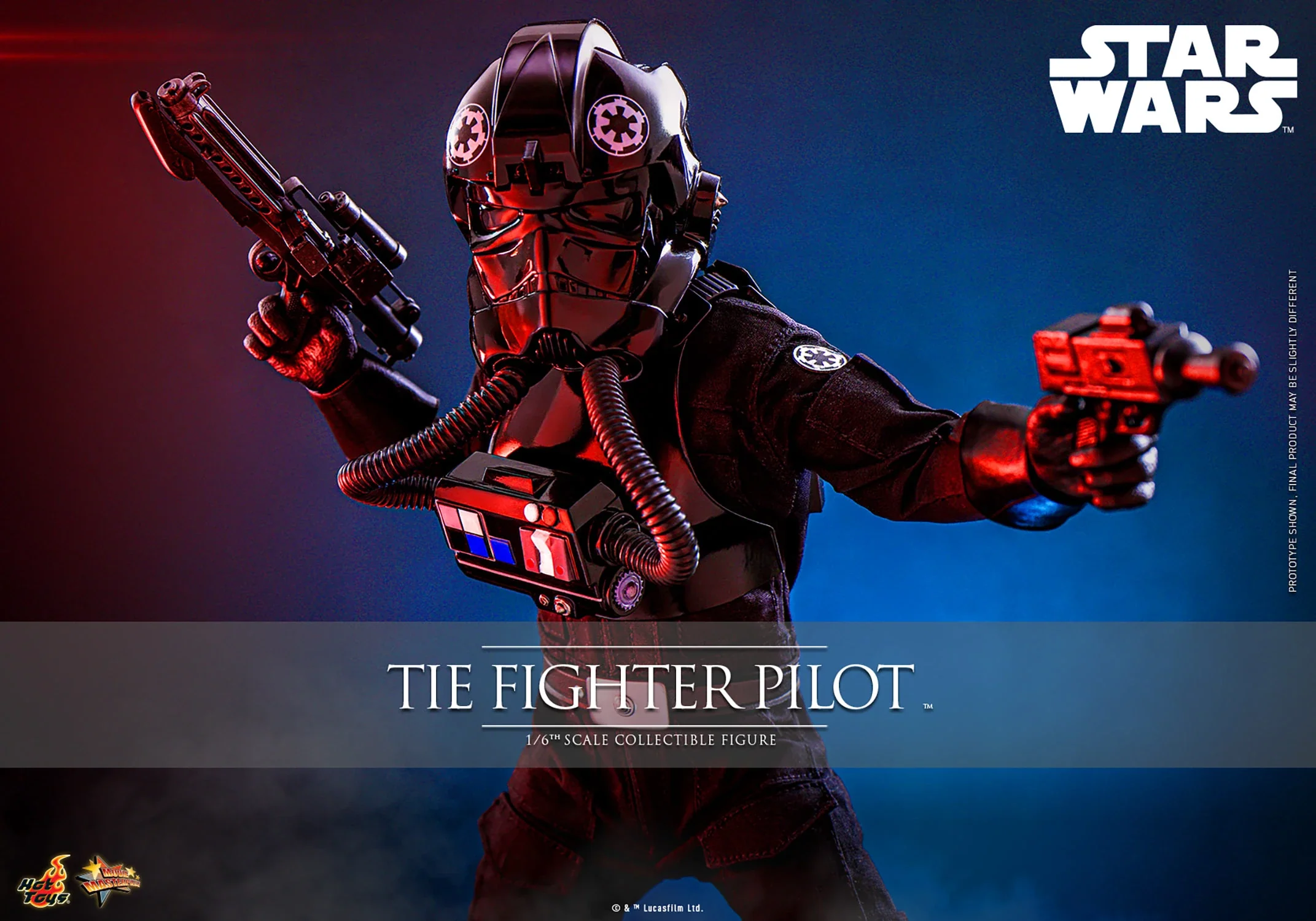 Hot Toys Star Wars Tie Fighter Pilot MMS798 1/6 Scale Collectible Figure IMPORT STOCK - Image 4