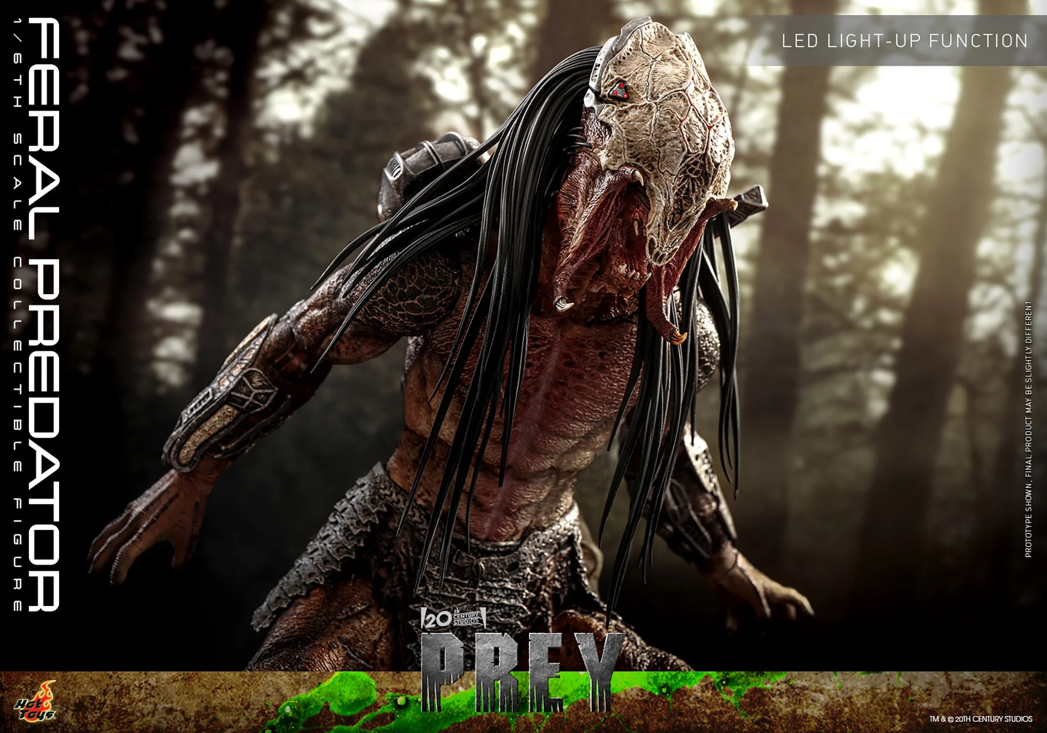 Hot Toys Prey Feral Predator TMS114 1/6 Scale Collectible Figure IMPORT STOCK - Image 3