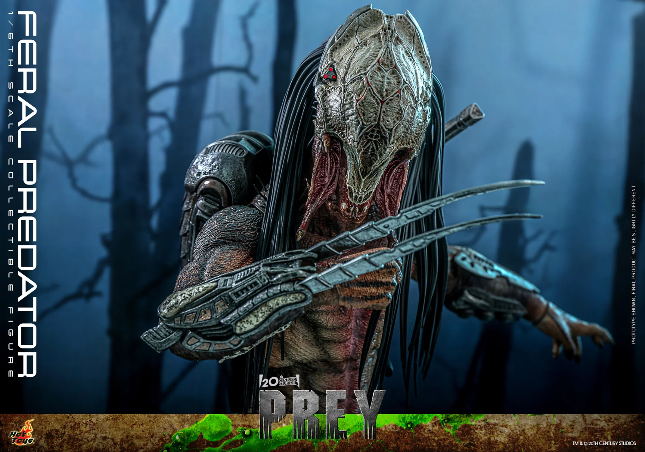 Hot Toys Prey Feral Predator TMS114 1/6 Scale Collectible Figure IMPORT STOCK - Image 4