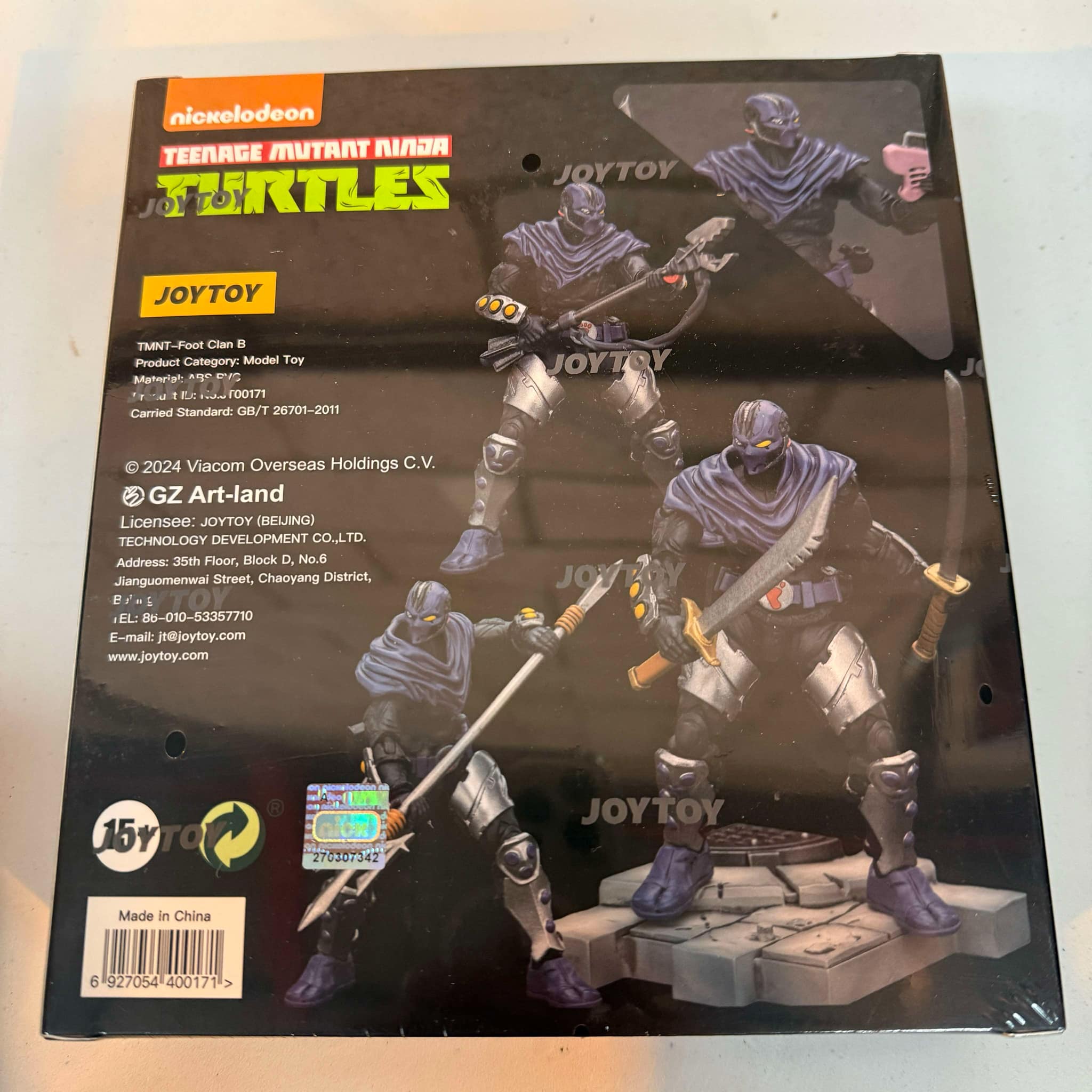 JOYTOY Teenage Mutant Ninja Turtles Foot Clan B - Image 2