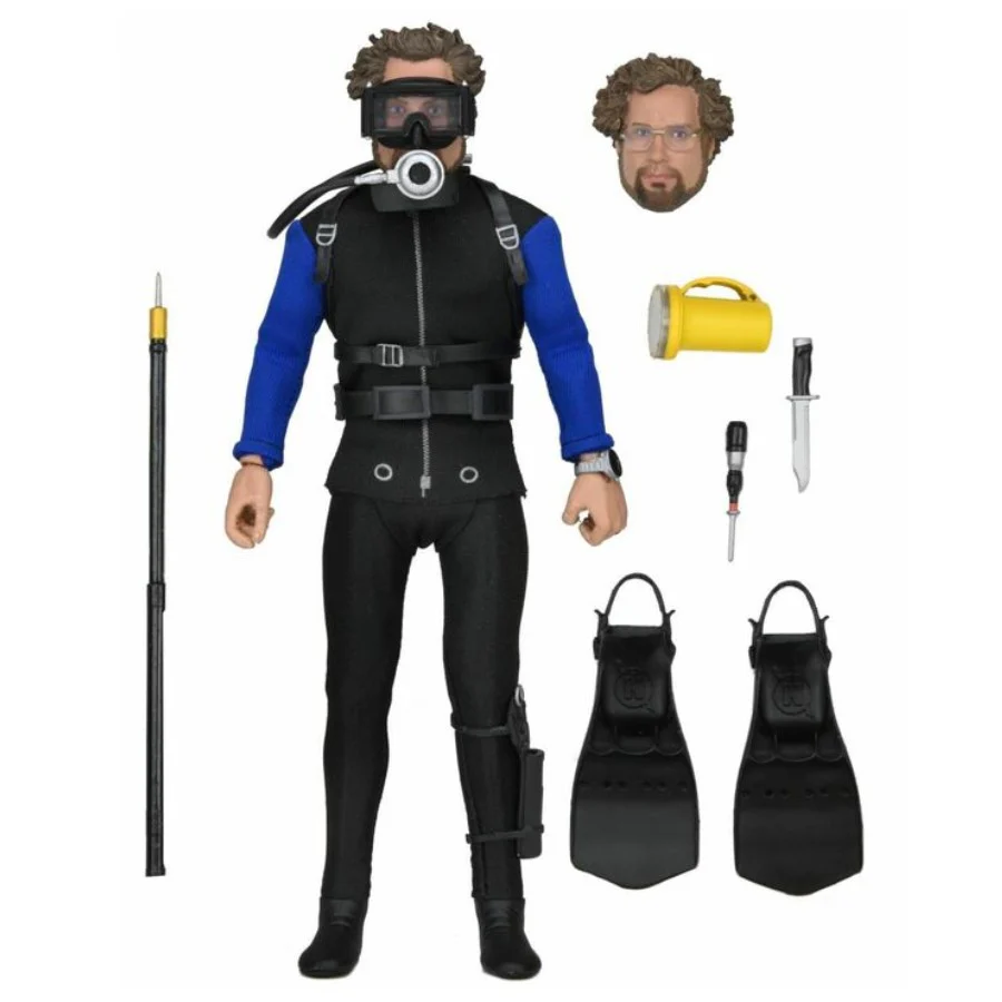 Neca 8" Jaws Matt Hooper Shark Cage Clothed Action Figure