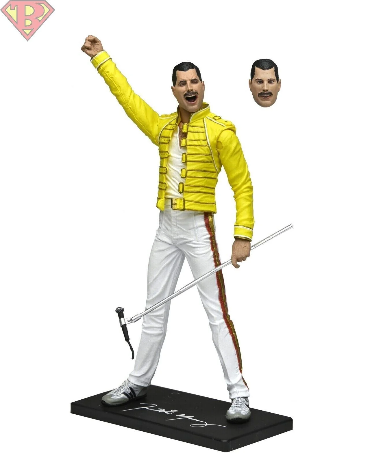 Neca Freddie Mercury Magic Tour Yellow Jacket 7" Figure - Image 2