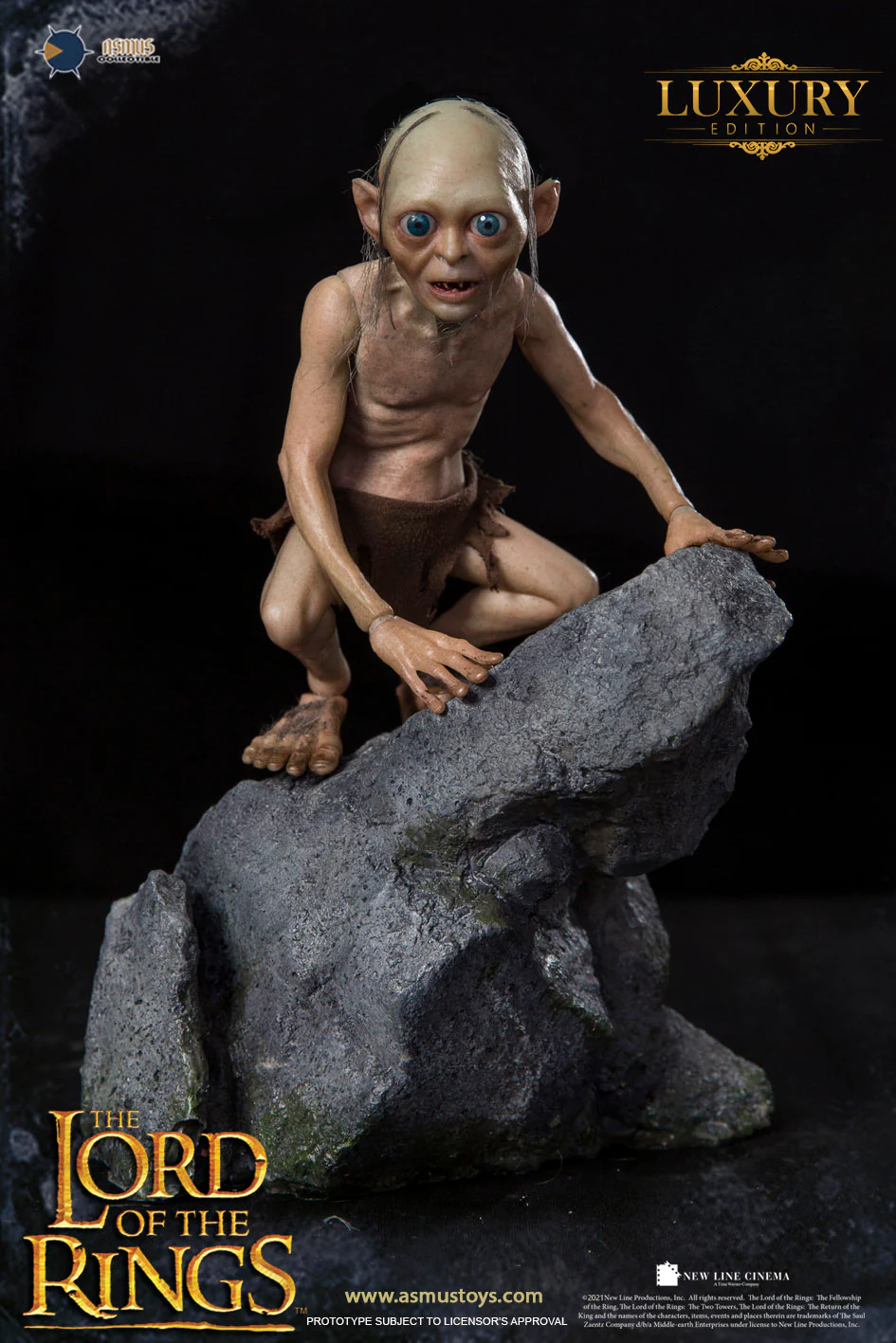 Asmus Toys Lord of the Rings Gollum Luxury Edition 1/6 Collectible Figure Set - Image 3