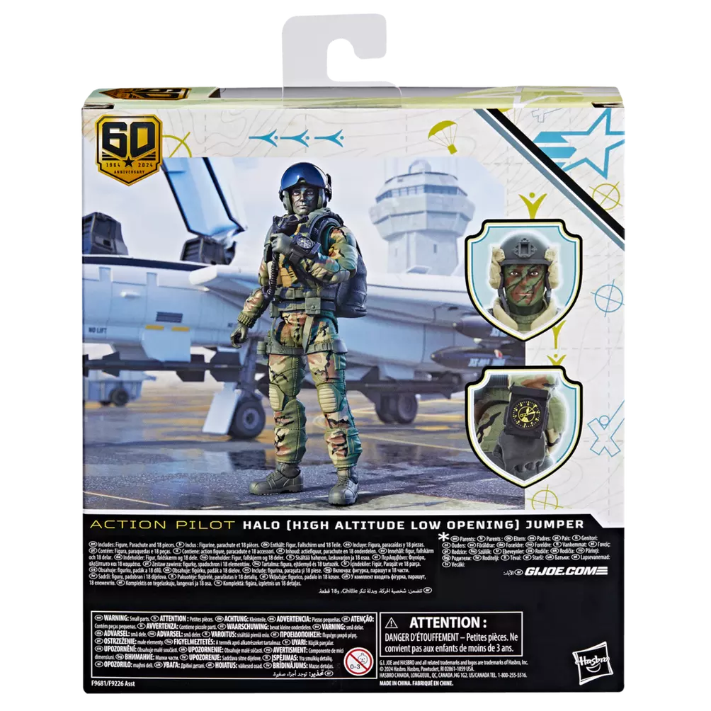 G.I. Joe Classified Series 60th Anniversary Action Pilot HALO Jumper - Image 3