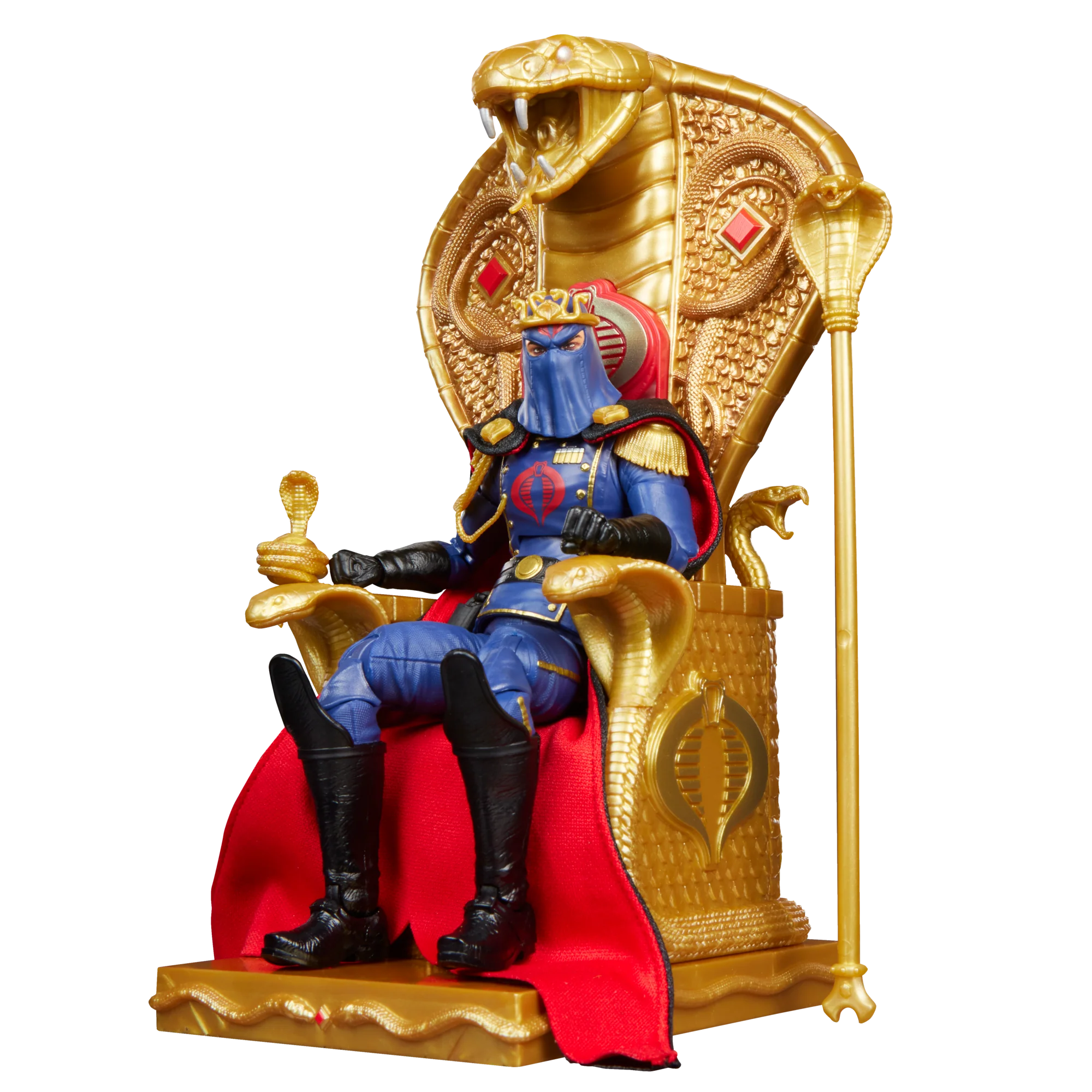 PRE-ORDER G.I. Joe Classified Series Cobra Commander in Dress Uniform With Throne - Image 4