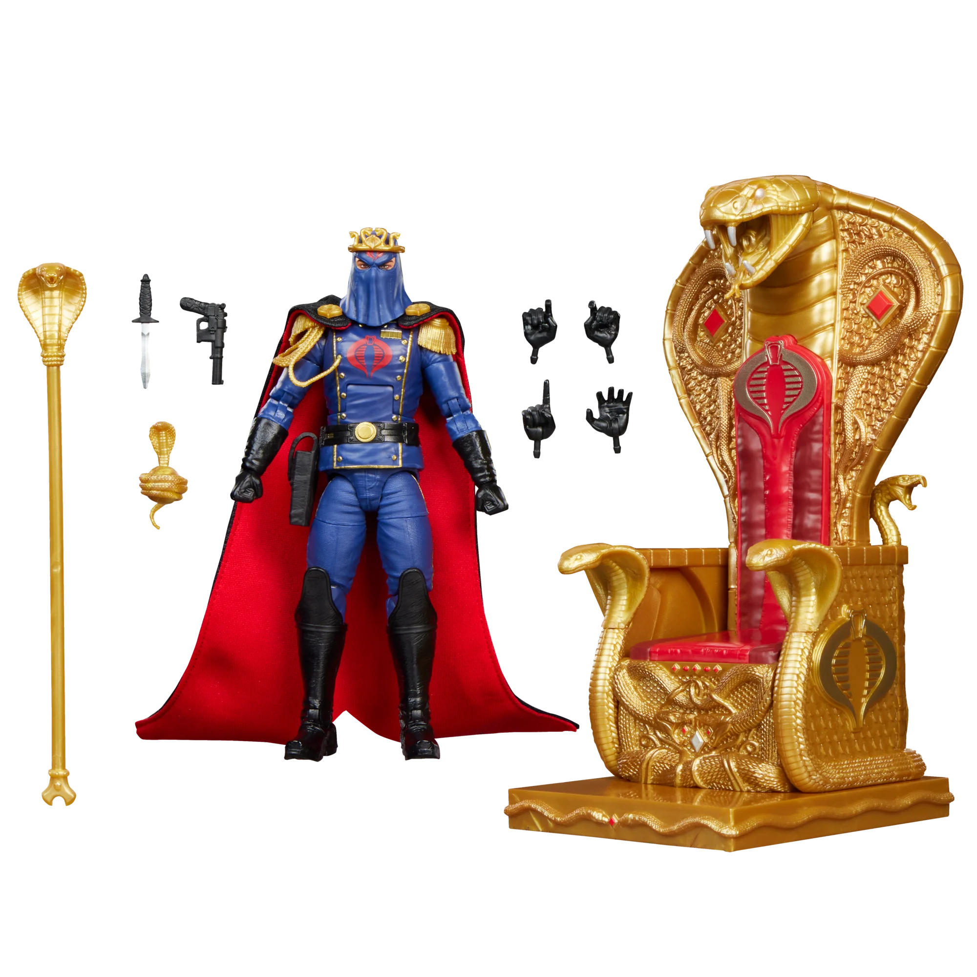 PRE-ORDER G.I. Joe Classified Series Cobra Commander in Dress Uniform With Throne - Image 5
