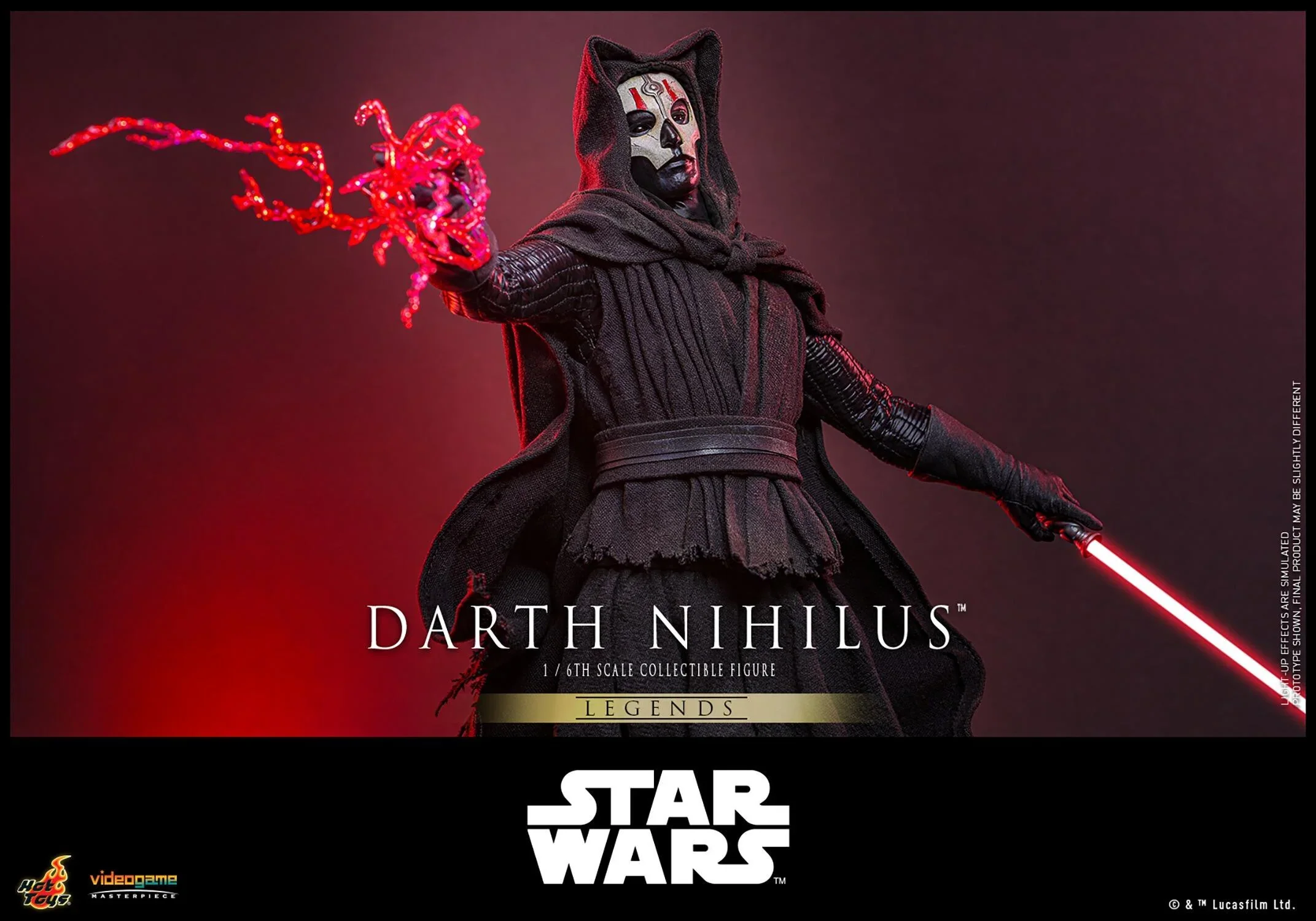 Hot Toys Star Wars Darth Nihilus 1/6 Scale Collectible Figure - Image 3