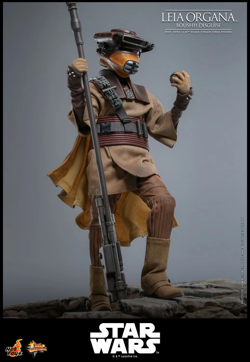 PRE-ORDER Hot Toys Star Wars Return of the Jedi Leia Organa in Boushh Disguise 1/6 Scale Collectible Figure IMPORT STOCK - Image 3