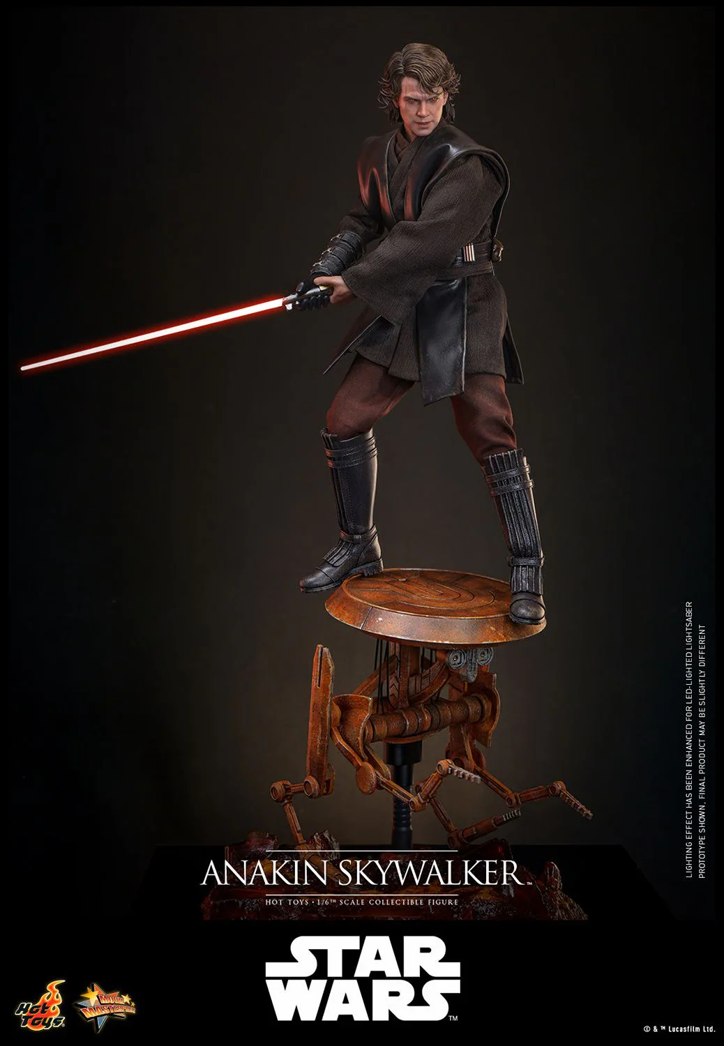 PRE-ORDER Hot Toys Star Wars Revenge of the Sith Anakin Skywalker MMS839 1/6 Scale Collectible Figure IMPORT STOCK - Image 2