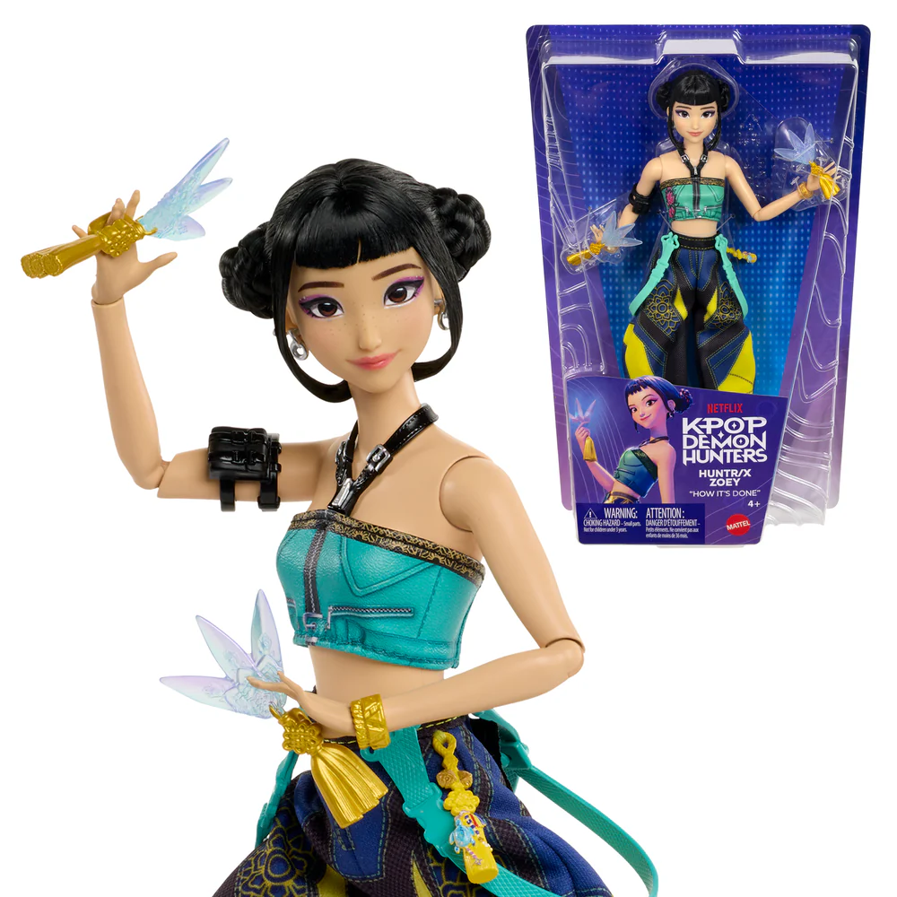 PRE-ORDER K-Pop Demon Hunters Fashion Doll Zoey - Image 3