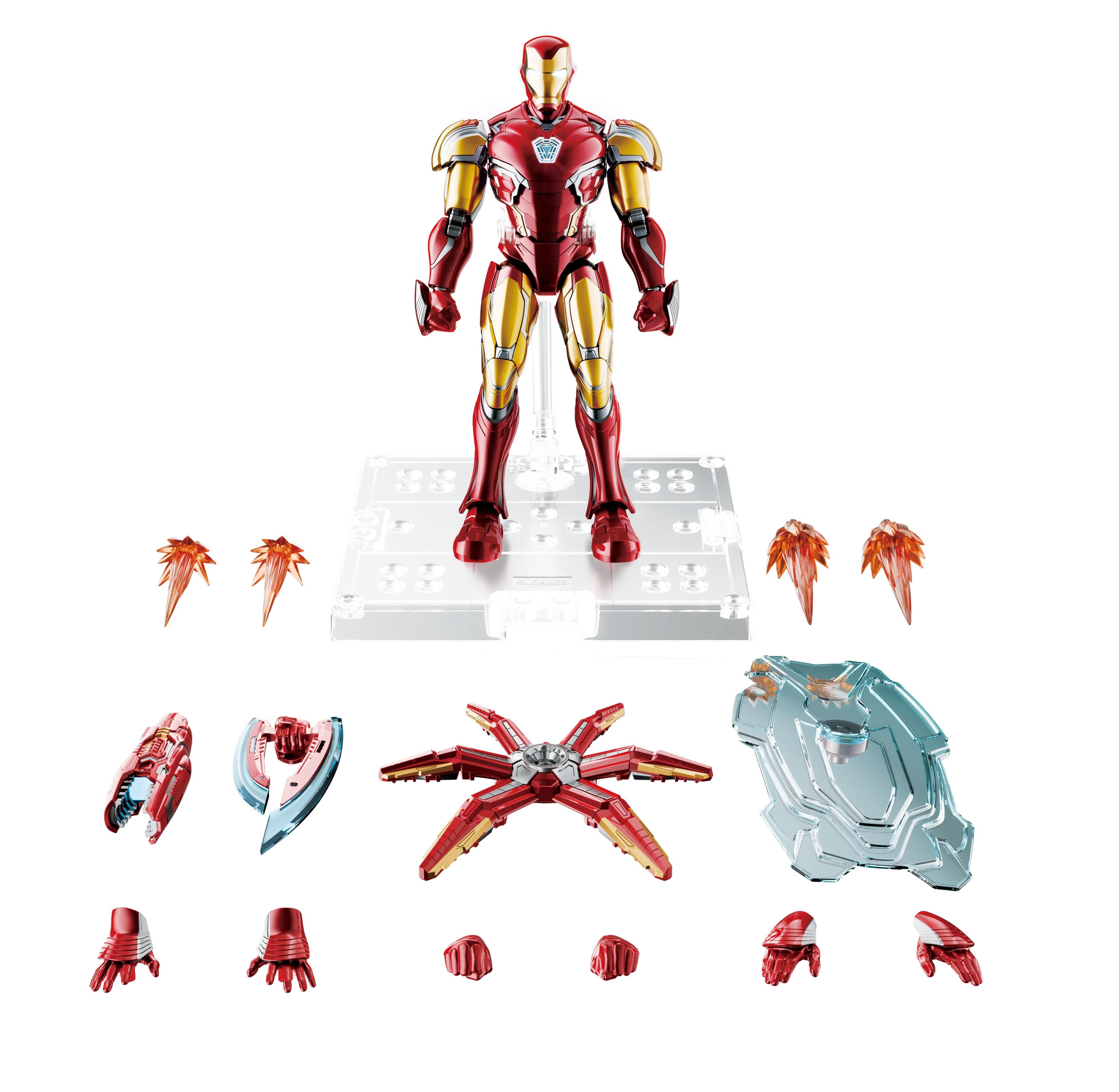Marvel Infinity Saga Iron Man MK85 EX Champion Class CC01-EX Model Kit - Image 5