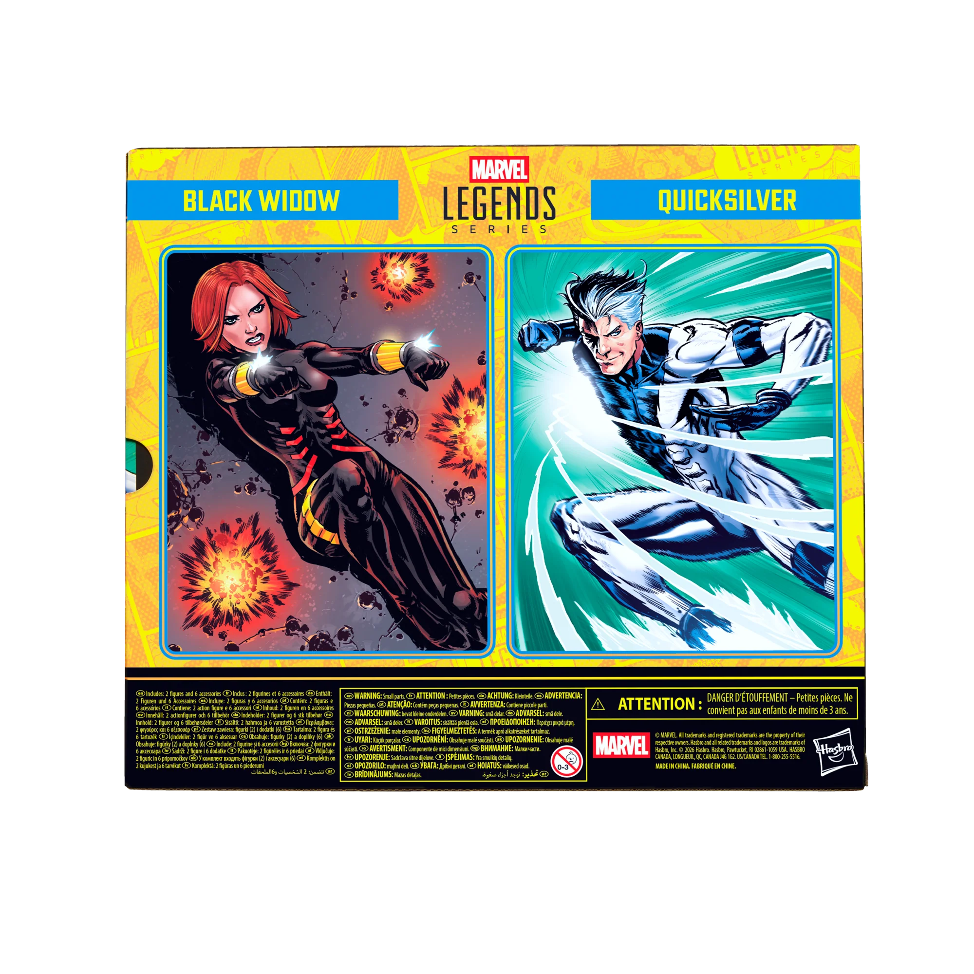 Marvel Legends (Avengers) Black Widow & Quicksilver - Image 3