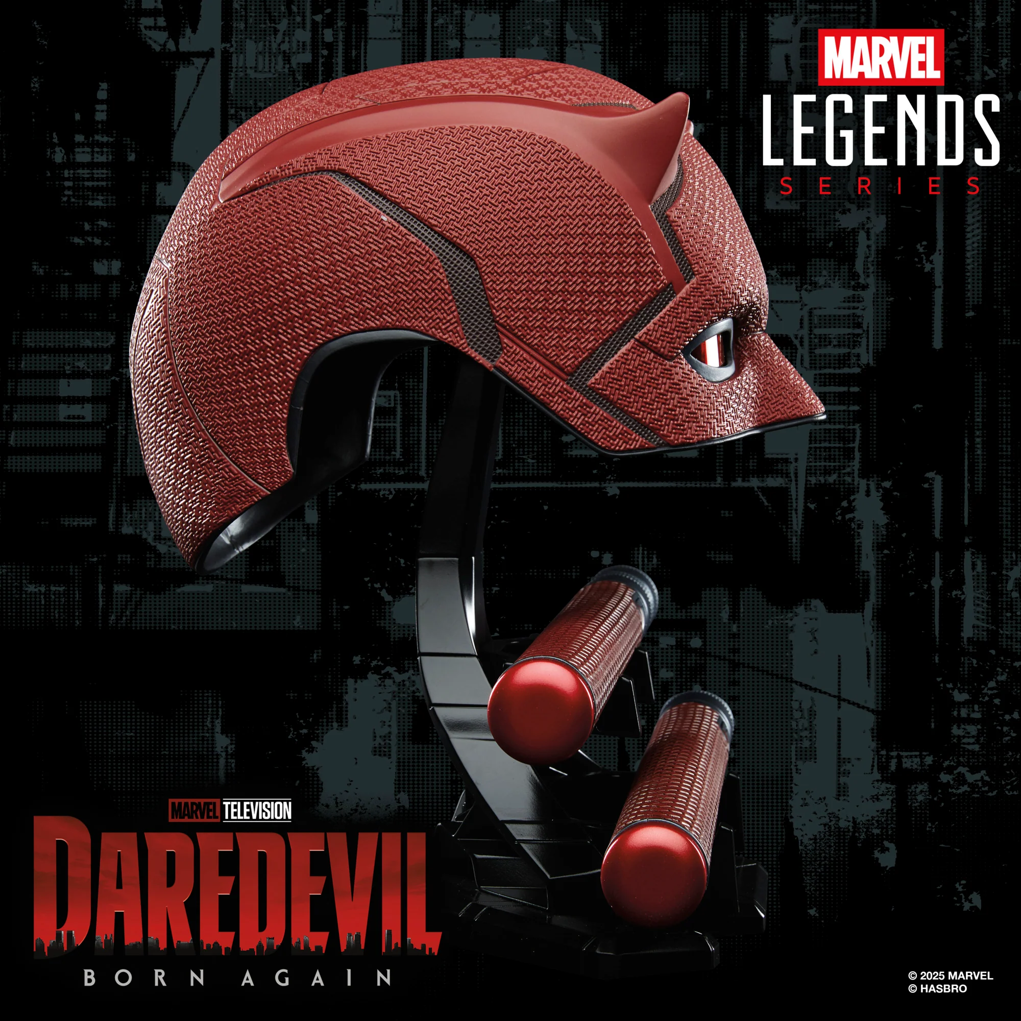 Marvel Legends Daredevil Born Again Mask & Billy Club - Image 6