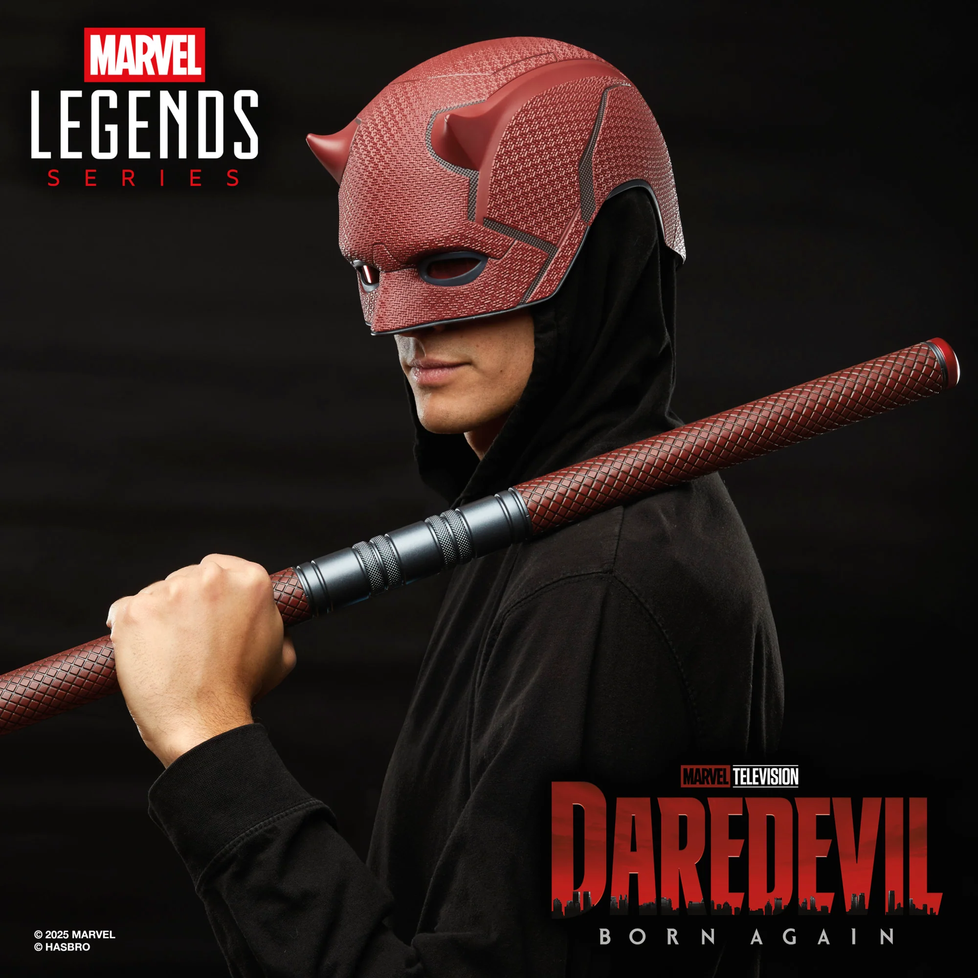 Marvel Legends Daredevil Born Again Mask & Billy Club - Image 8