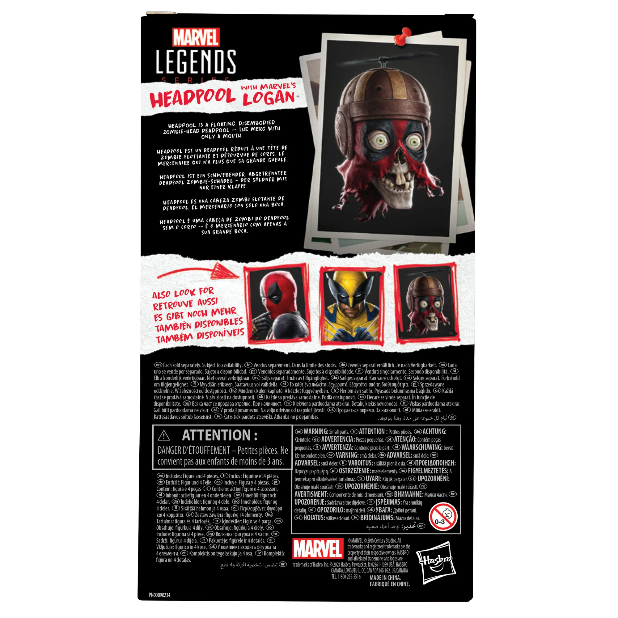 Marvel Legends (Deadpool & Wolverine) Headpool With Logan - Image 8