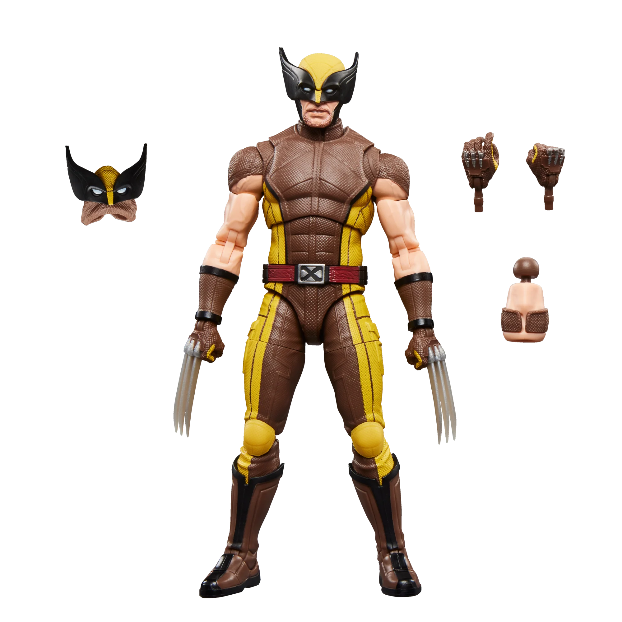 Marvel Legends (Deadpool & Wolverine) Wolverine (Brown Suit) - Image 6