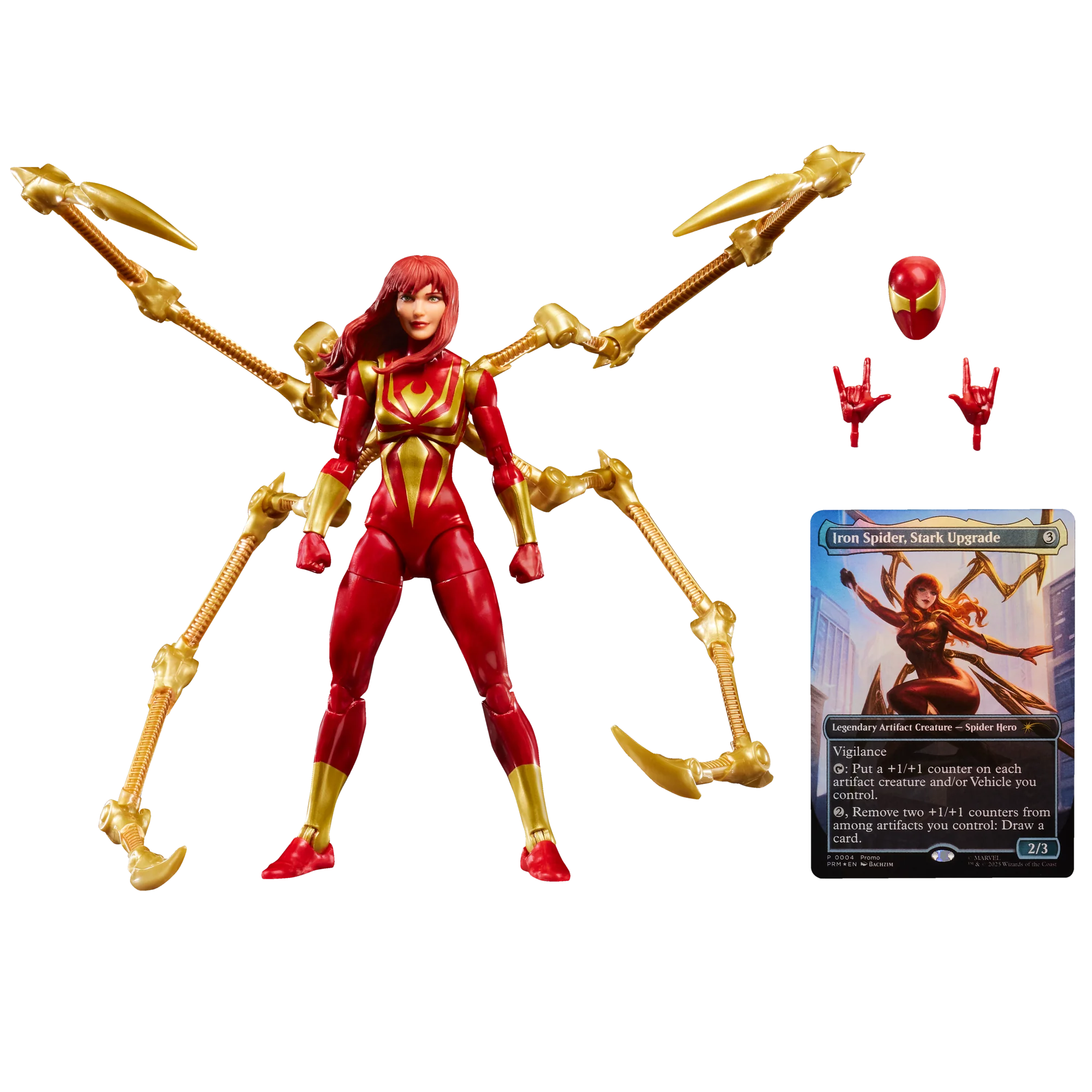 Marvel Legends Magic The Gathering Mary Jane Watson Iron Spider-Man - Image 2