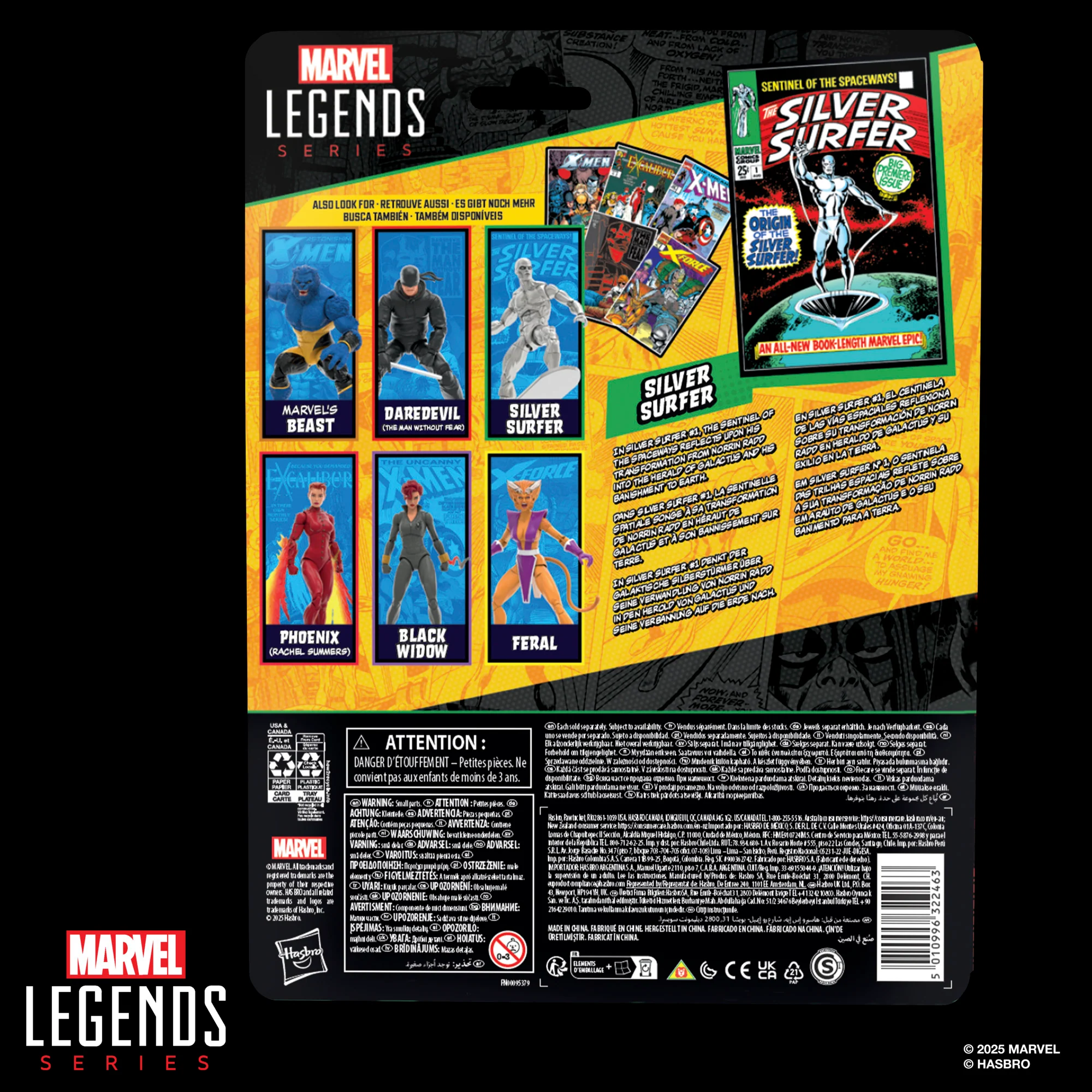 Marvel Legends Mini Comic Wave 2 Silver Surfer - Image 5