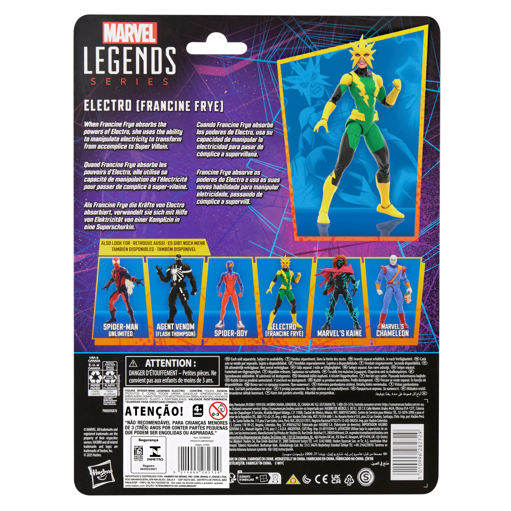 Marvel Legends Spider-Man Retro Electro (Francine Fry) - Image 8