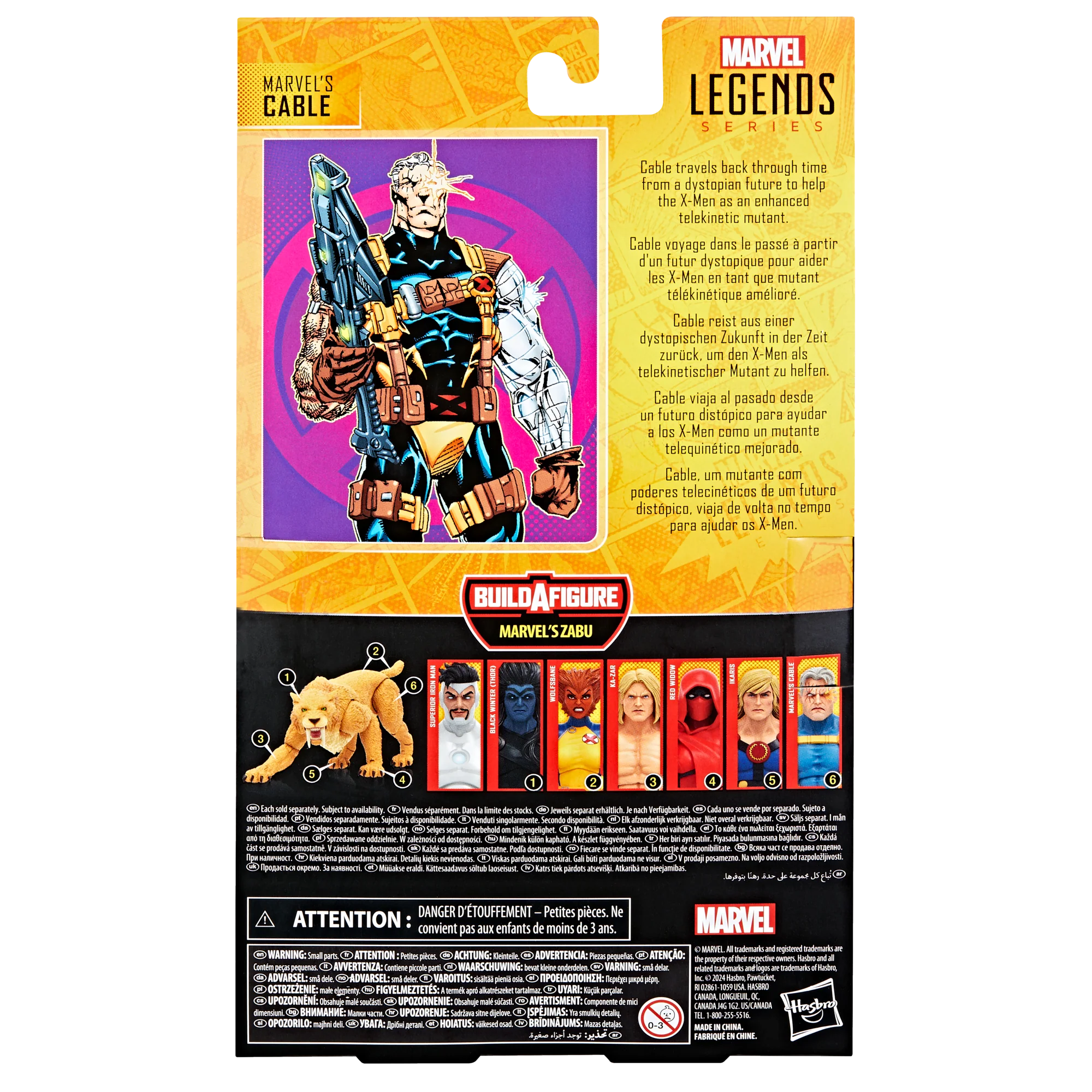 Marvel Legends (Zabu Series) Cable - Image 4