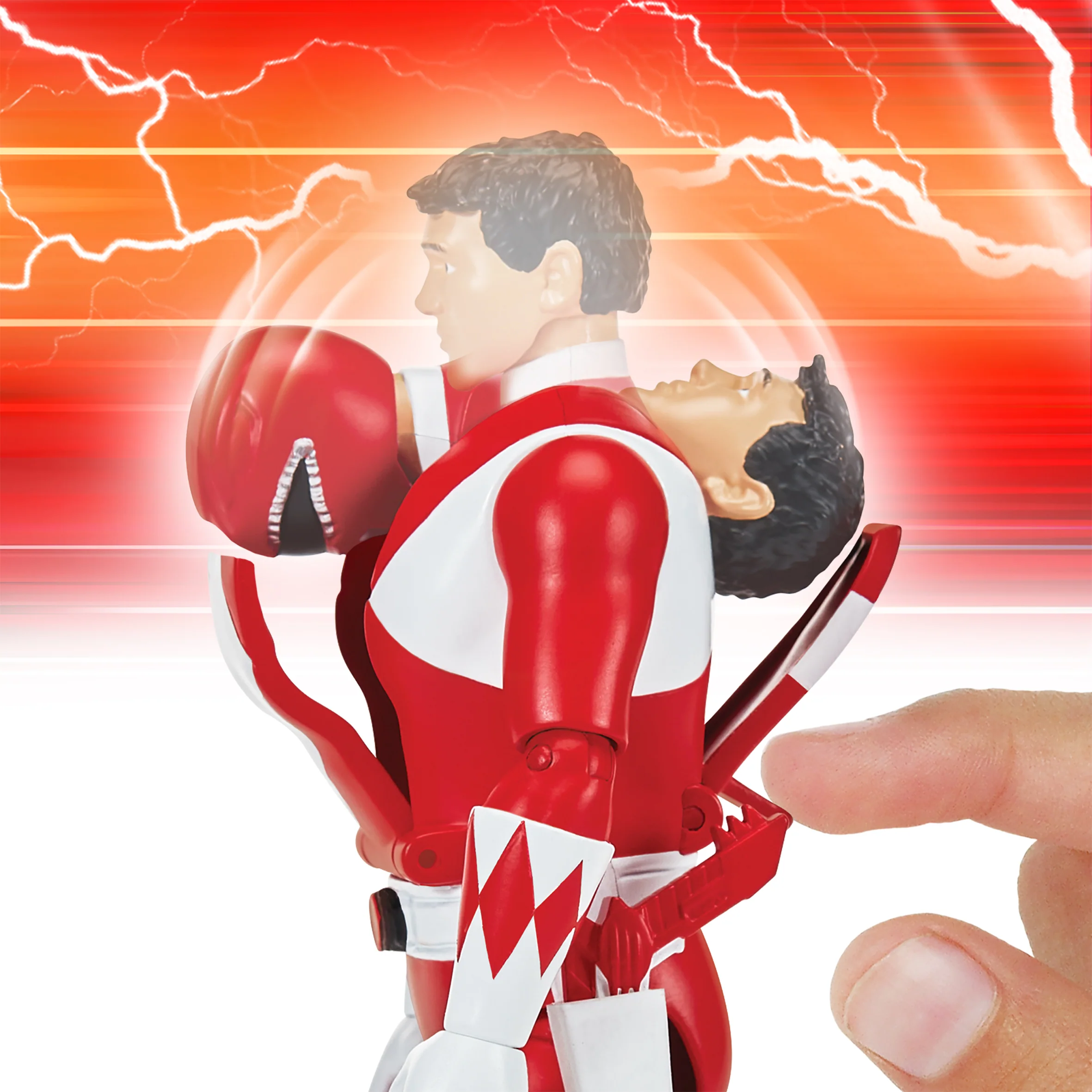 Mighty Morphin Power Rangers Re-Ignition Auto-Morphin Red Ranger - Image 6