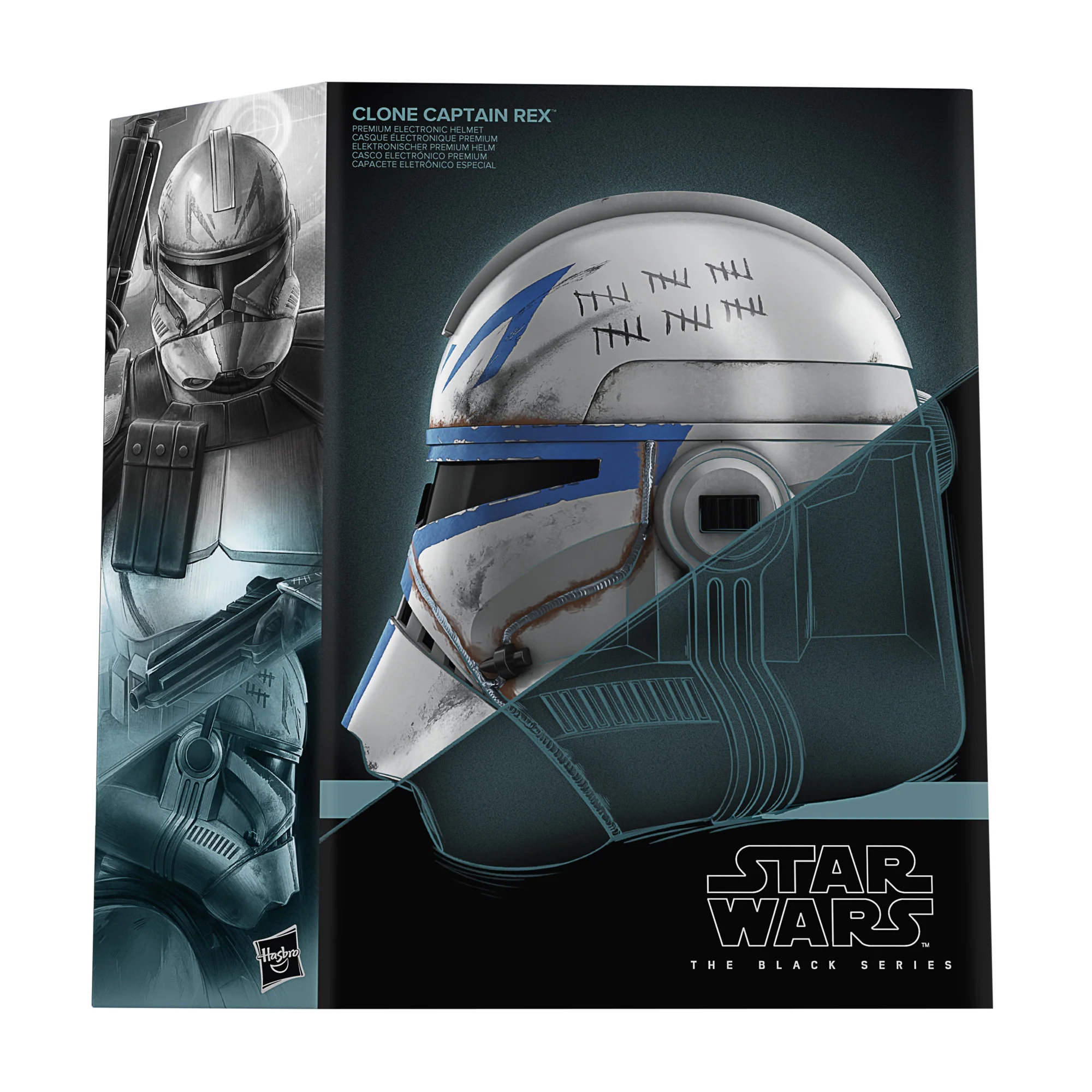 Star Wars Black Series Clone Captain Rex Electronic Helmet - Image 7