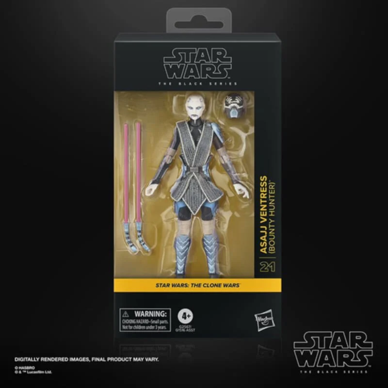 Star Wars Black Series (Clone Wars) Asajj Ventress (Bounty Hunter)