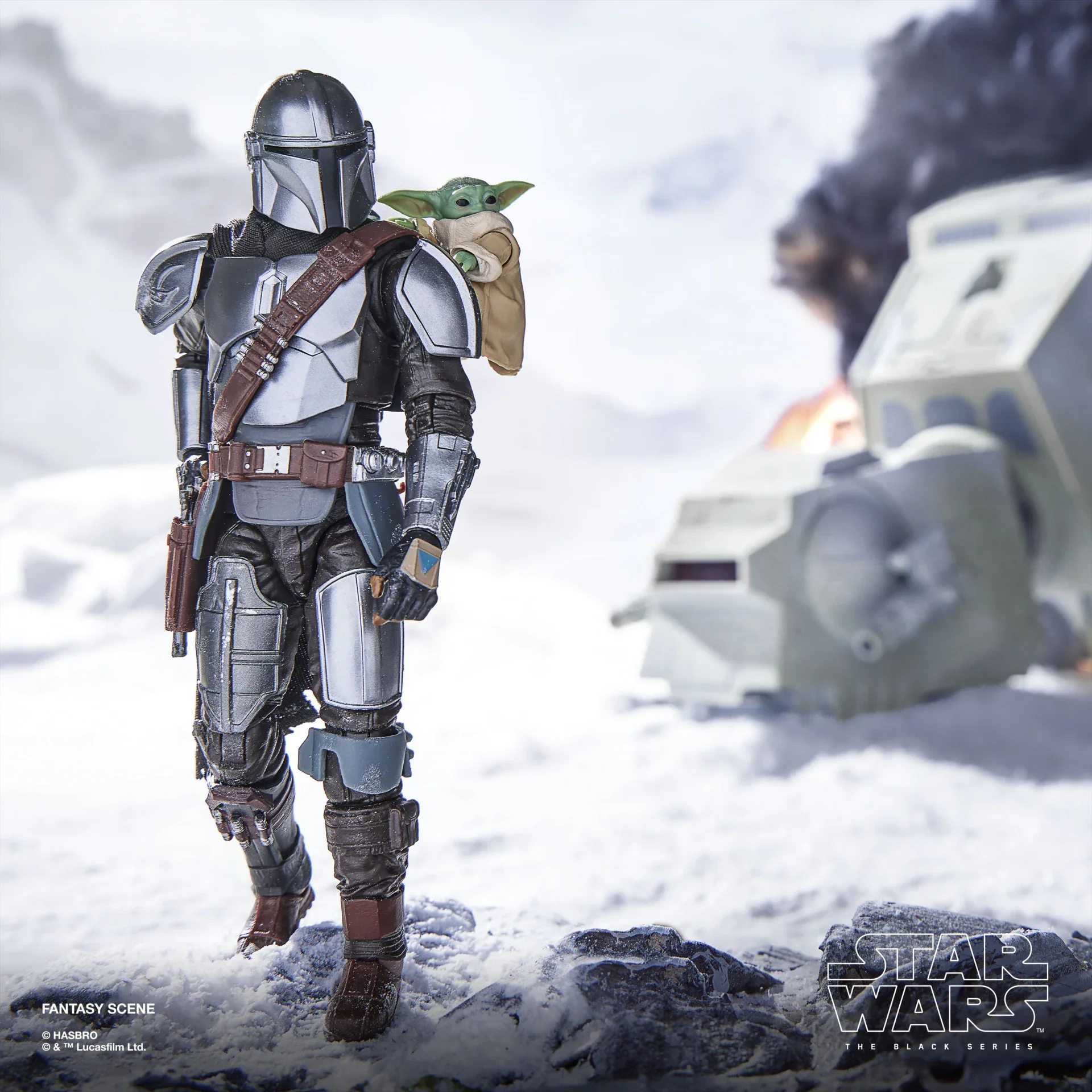 Star Wars Black Series (The Mandalorian & Grogu) Deluxe Mandalorian & Grogu - Image 4
