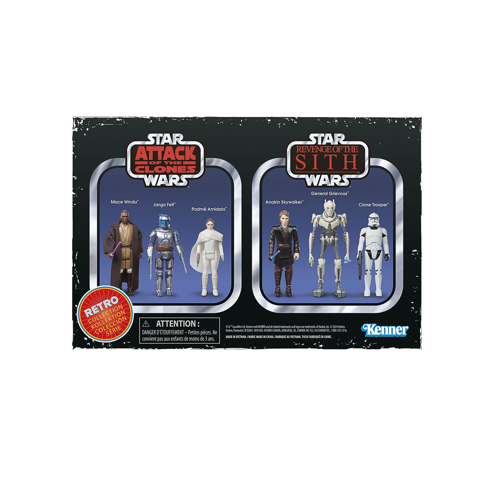 Star Wars Retro Collection Episode II & Episode III 6 Figure Box Set - Image 8