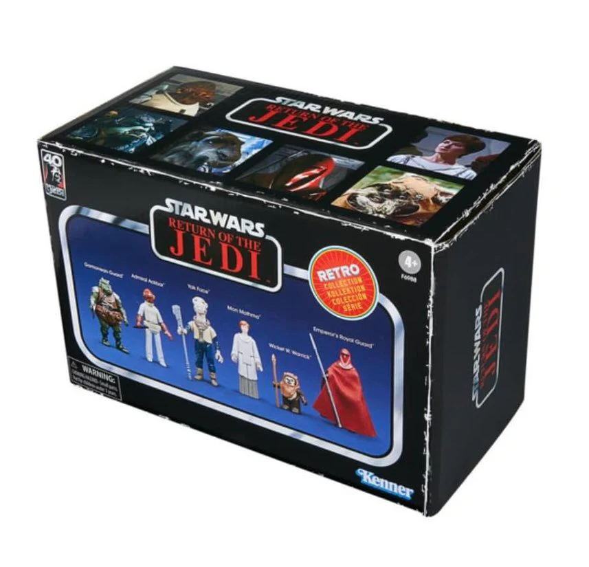 Star Wars Retro Collection Return Of The Jedi Retro 6 Figure Box Set