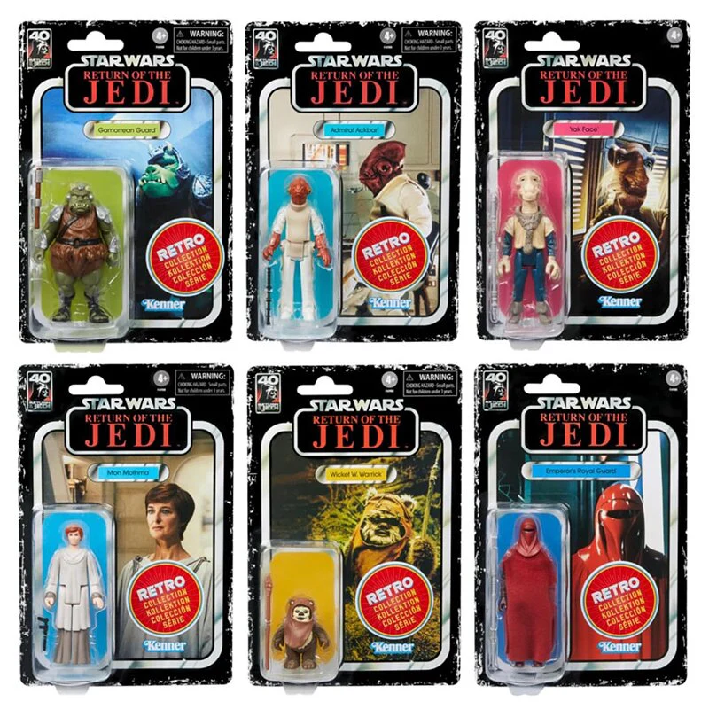 Star Wars Retro Collection Return Of The Jedi Retro 6 Figure Box Set - Image 2