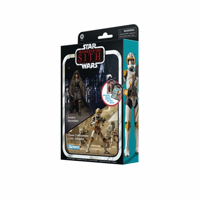 PRE-ORDER Star Wars Vintage Collection (Revenge of the Sith) Anakin Skywalker & Clone Commander Cody (Utapau) - Image 7