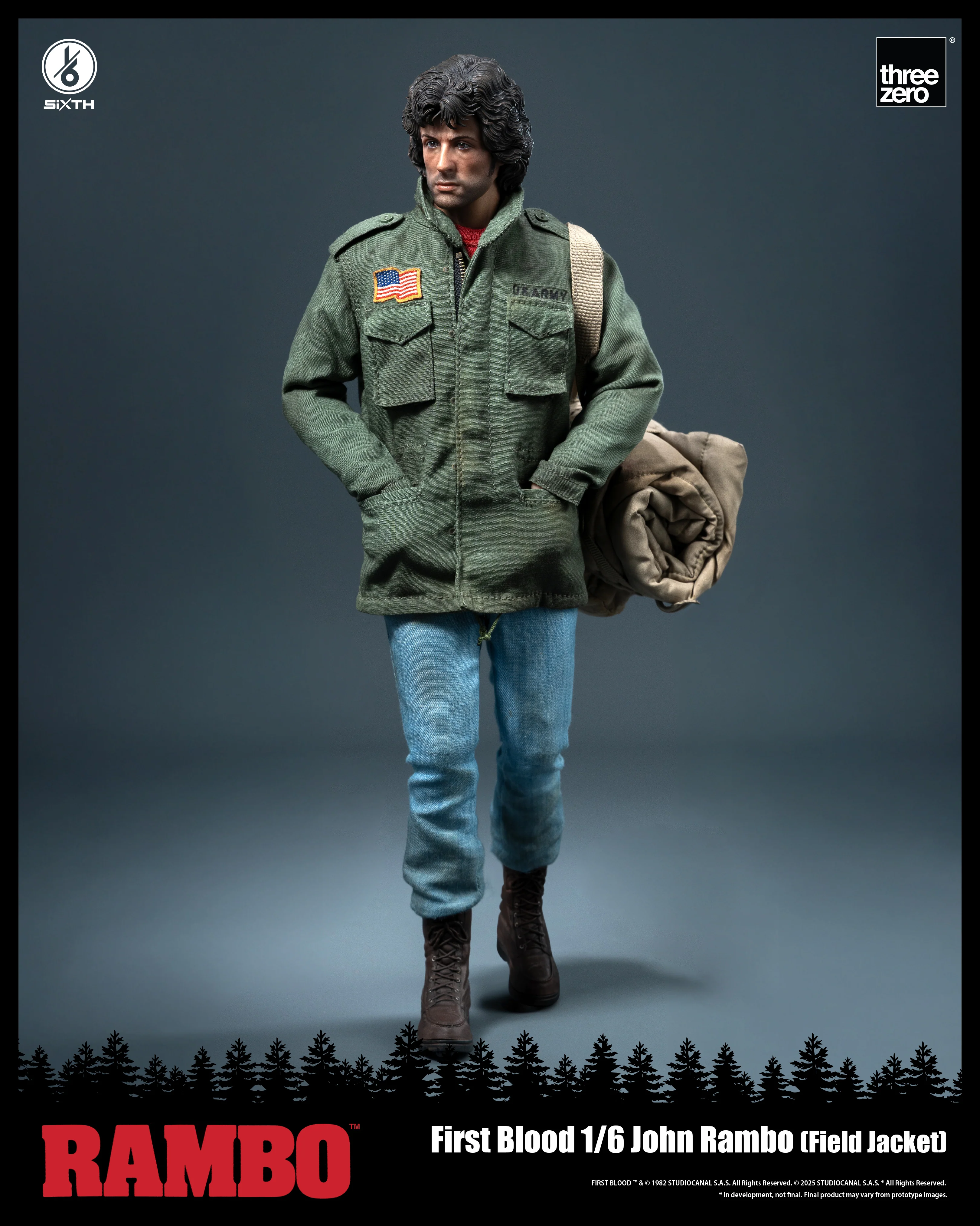 THREEZERO Rambo: First Blood - 1/6 John Rambo (Field Jacket) - Image 5