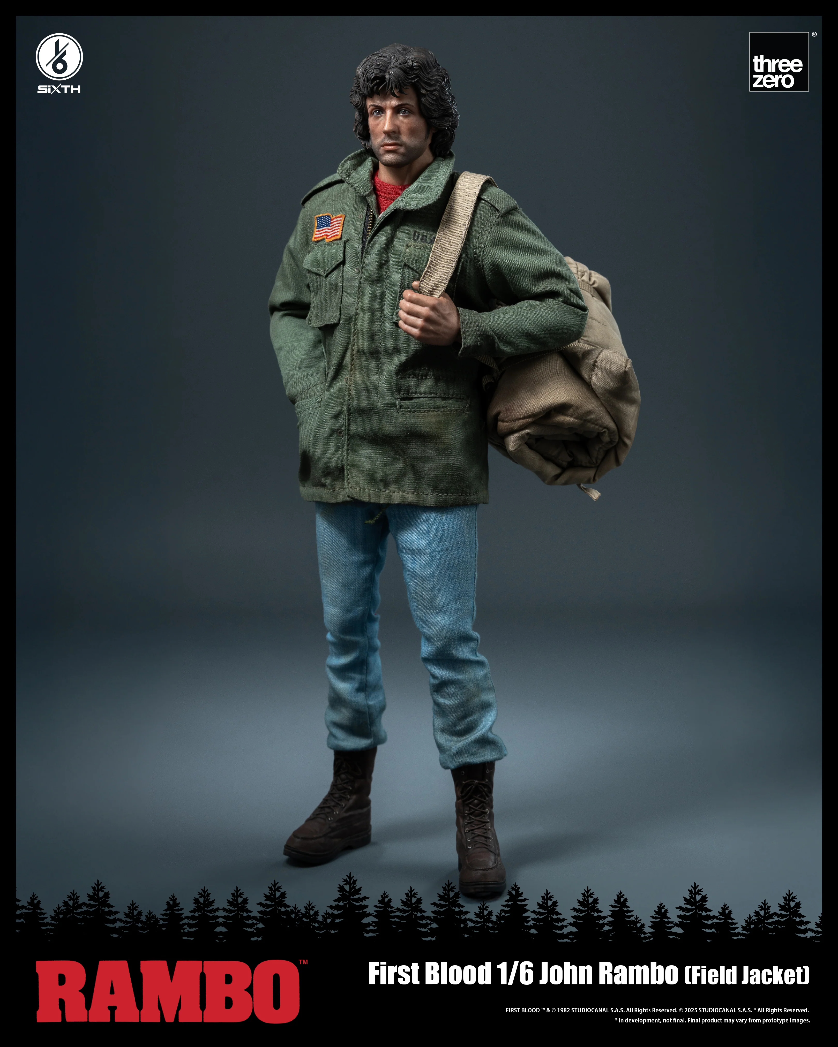 THREEZERO Rambo: First Blood - 1/6 John Rambo (Field Jacket) - Image 8