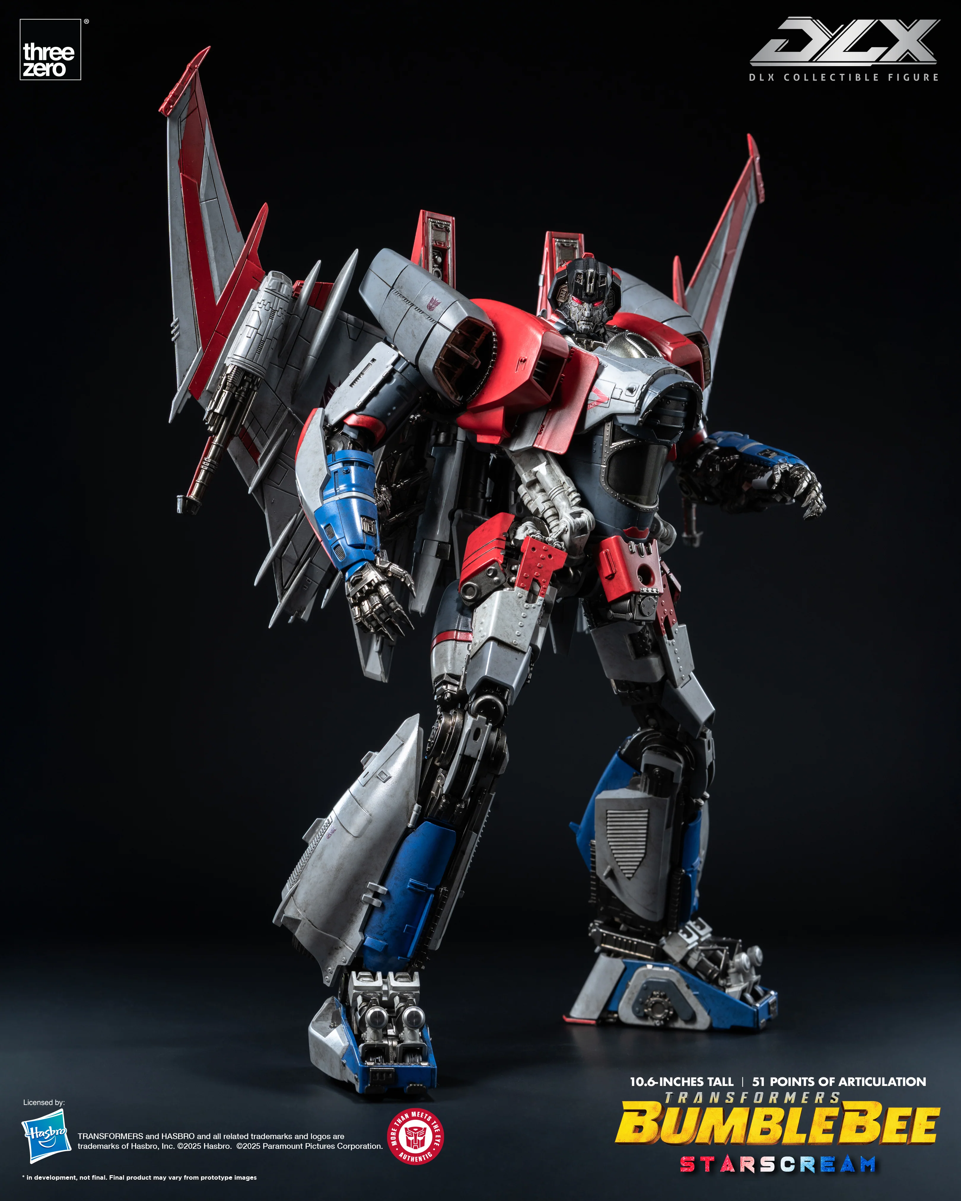 THREEZERO Transformers DLX (Bumblebee Movie) Starscream - Image 3