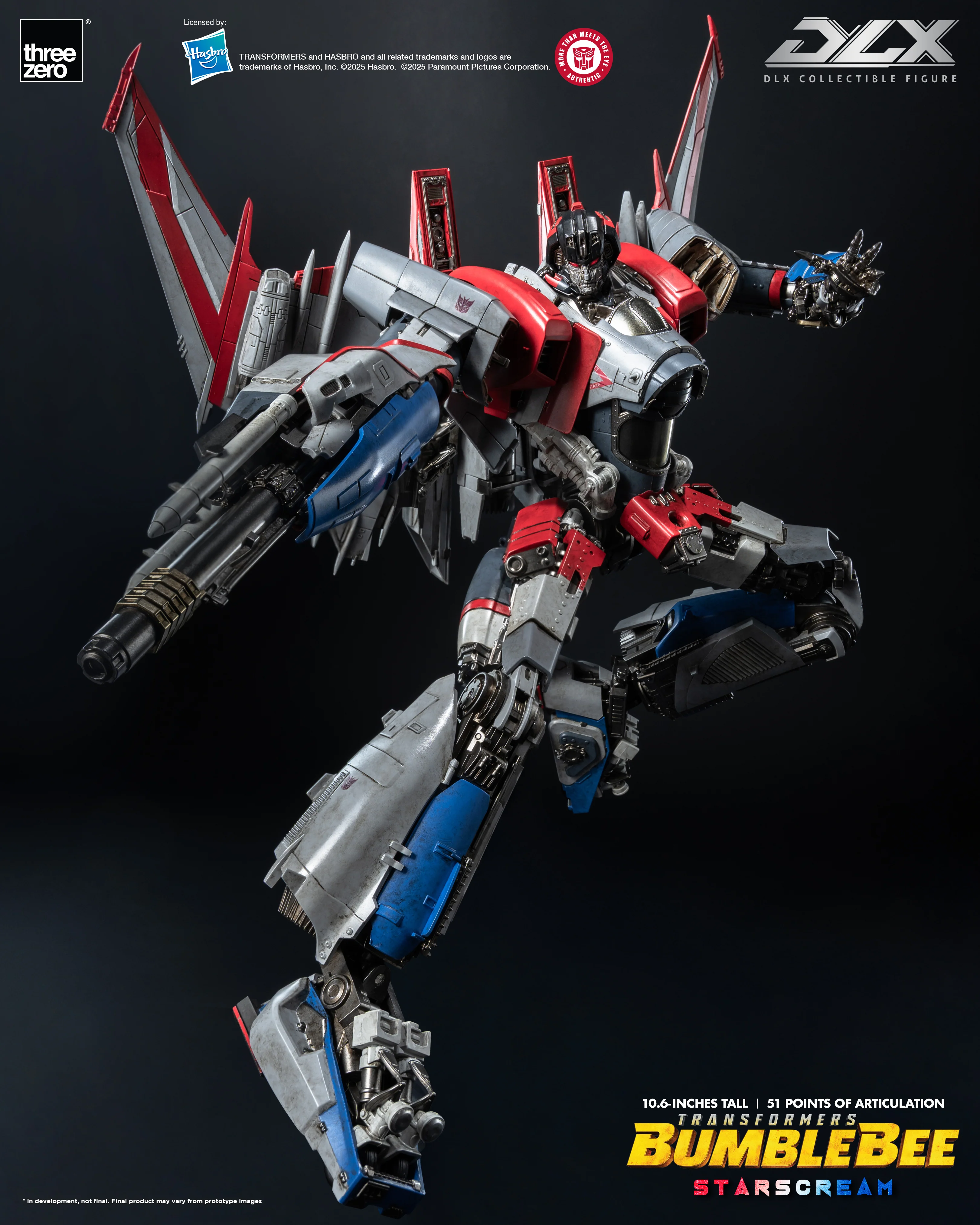 THREEZERO Transformers DLX (Bumblebee Movie) Starscream - Image 7