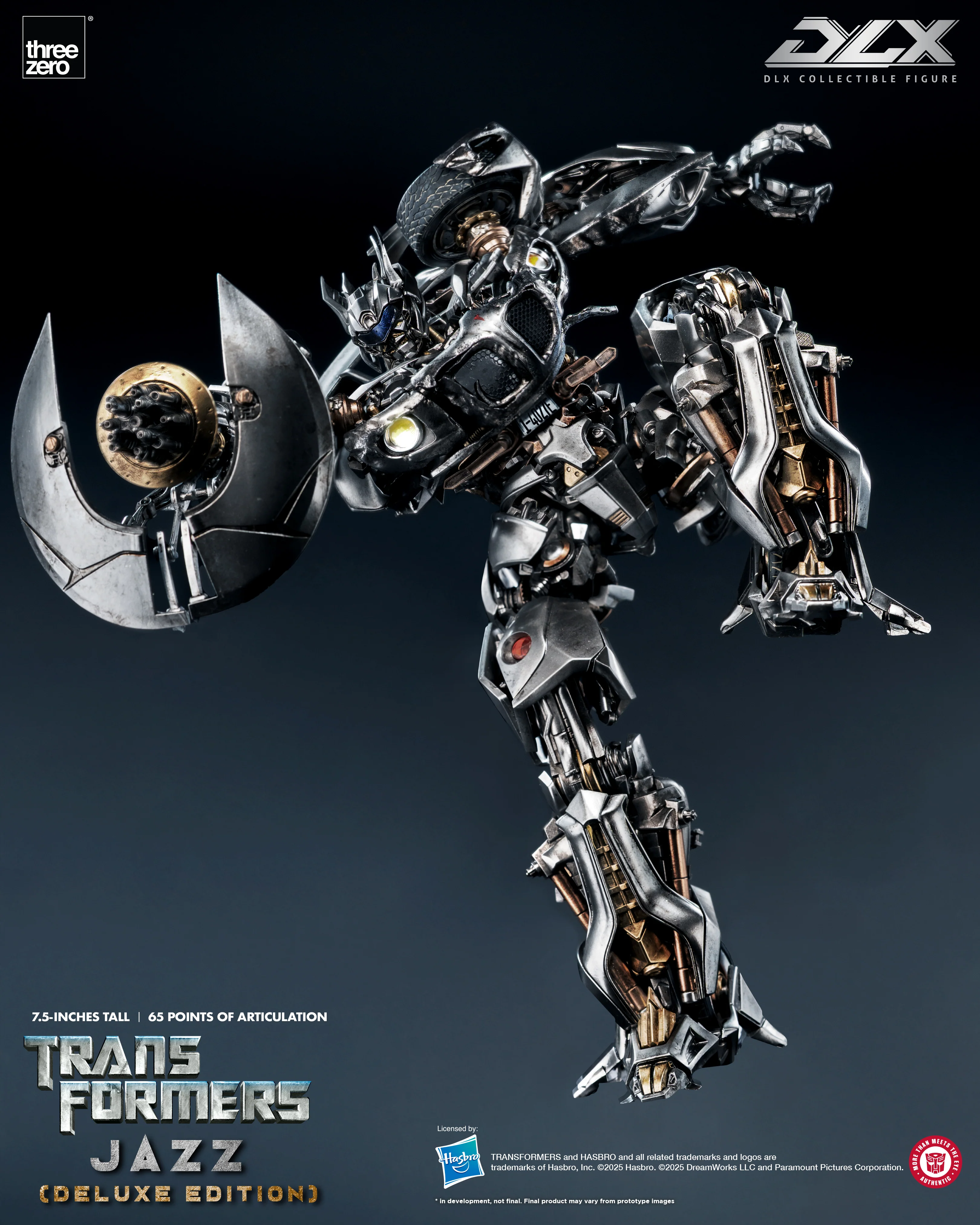 PRE-ORDER THREEZERO Transformers DLX Movie Jazz (DELUXE EDITION) - Image 5