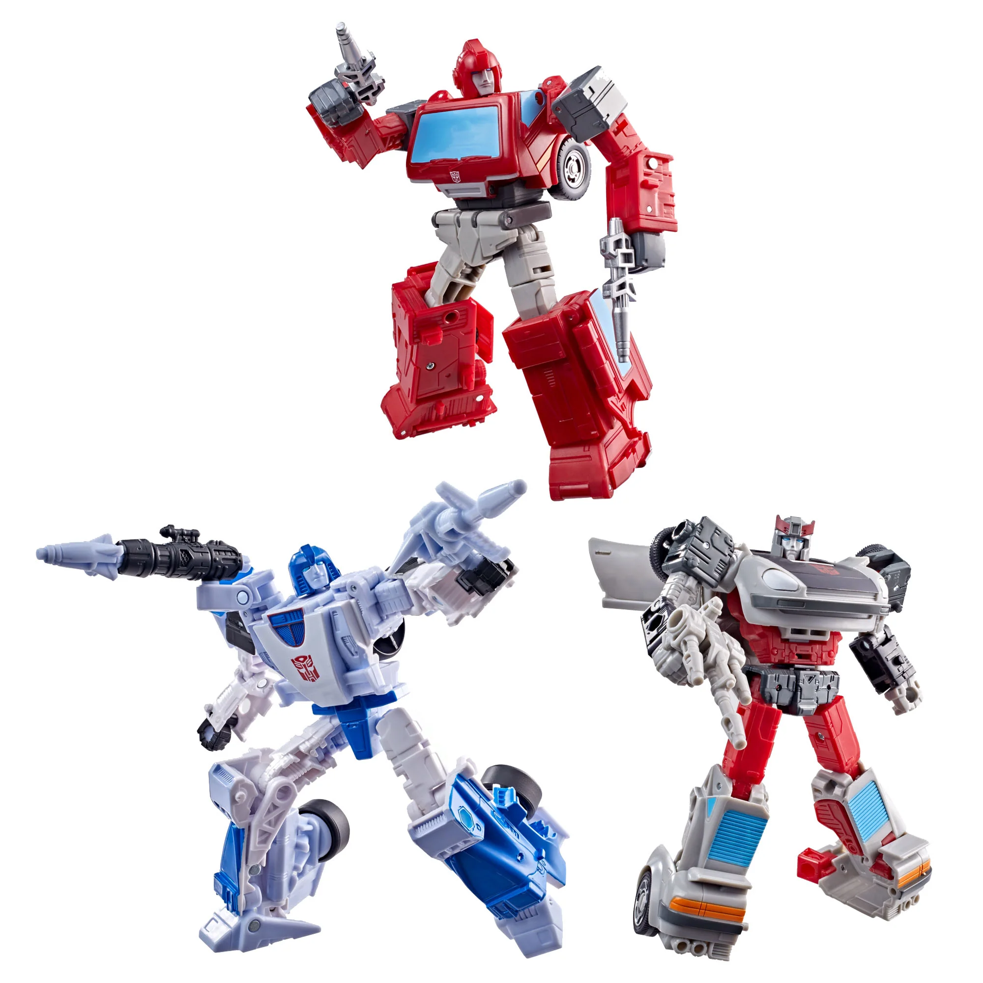 PRE-ORDER Transformers Age of the Primes Autobot 3 Pack - Ironhide, Mirage & Bluestreak - Image 2