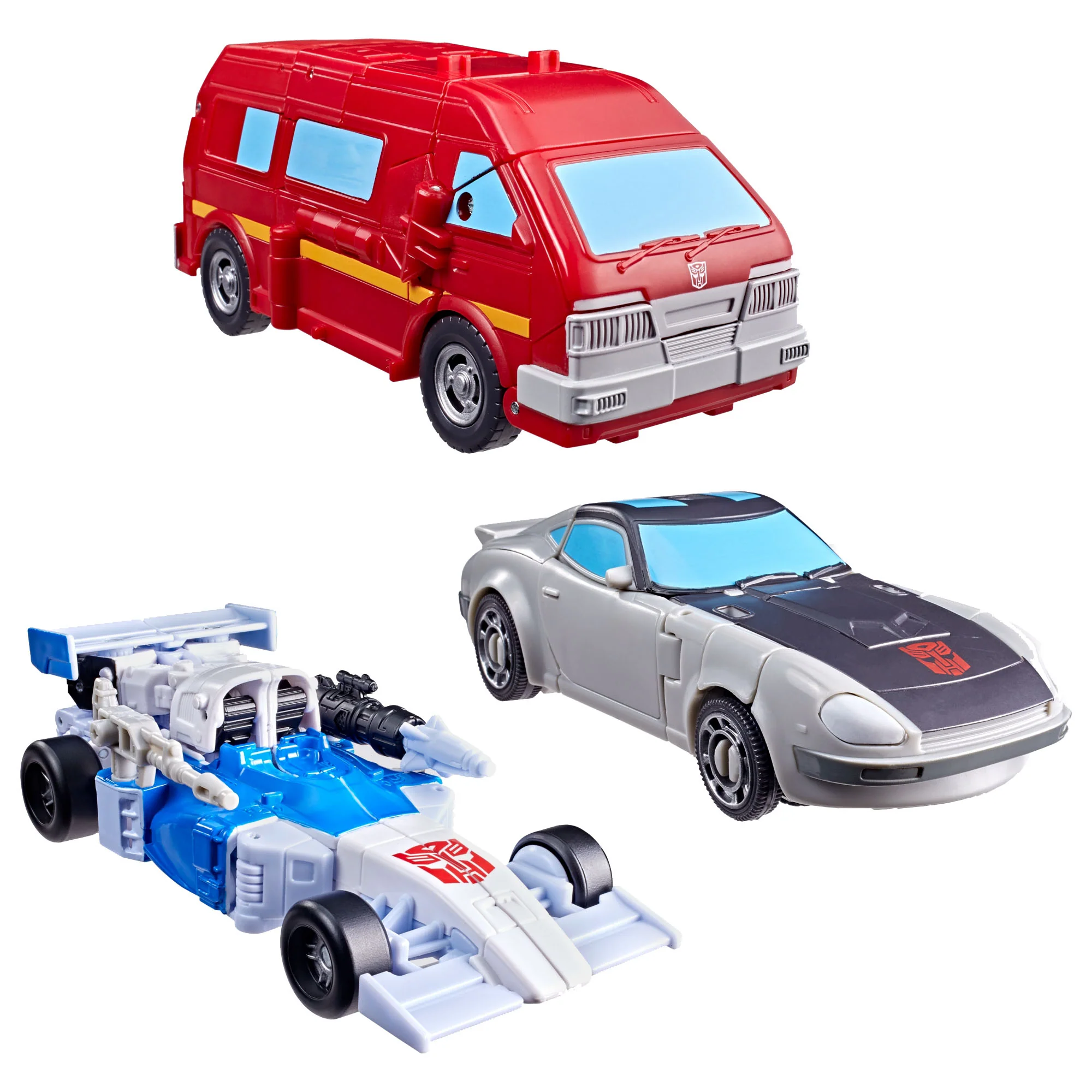 PRE-ORDER Transformers Age of the Primes Autobot 3 Pack - Ironhide, Mirage & Bluestreak - Image 3