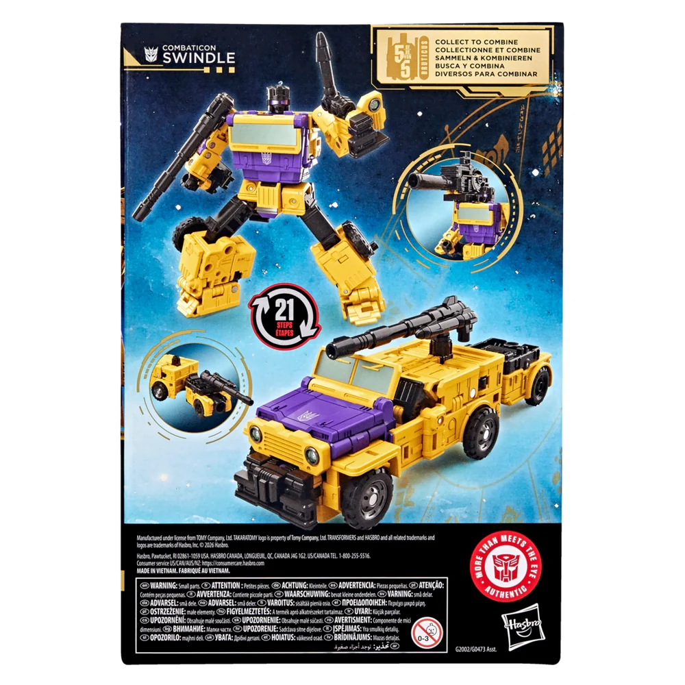 PRE-ORDER Transformers Age of the Primes Voyager Swindle MAXIMUM 1 PER CUSTOMER - Image 4