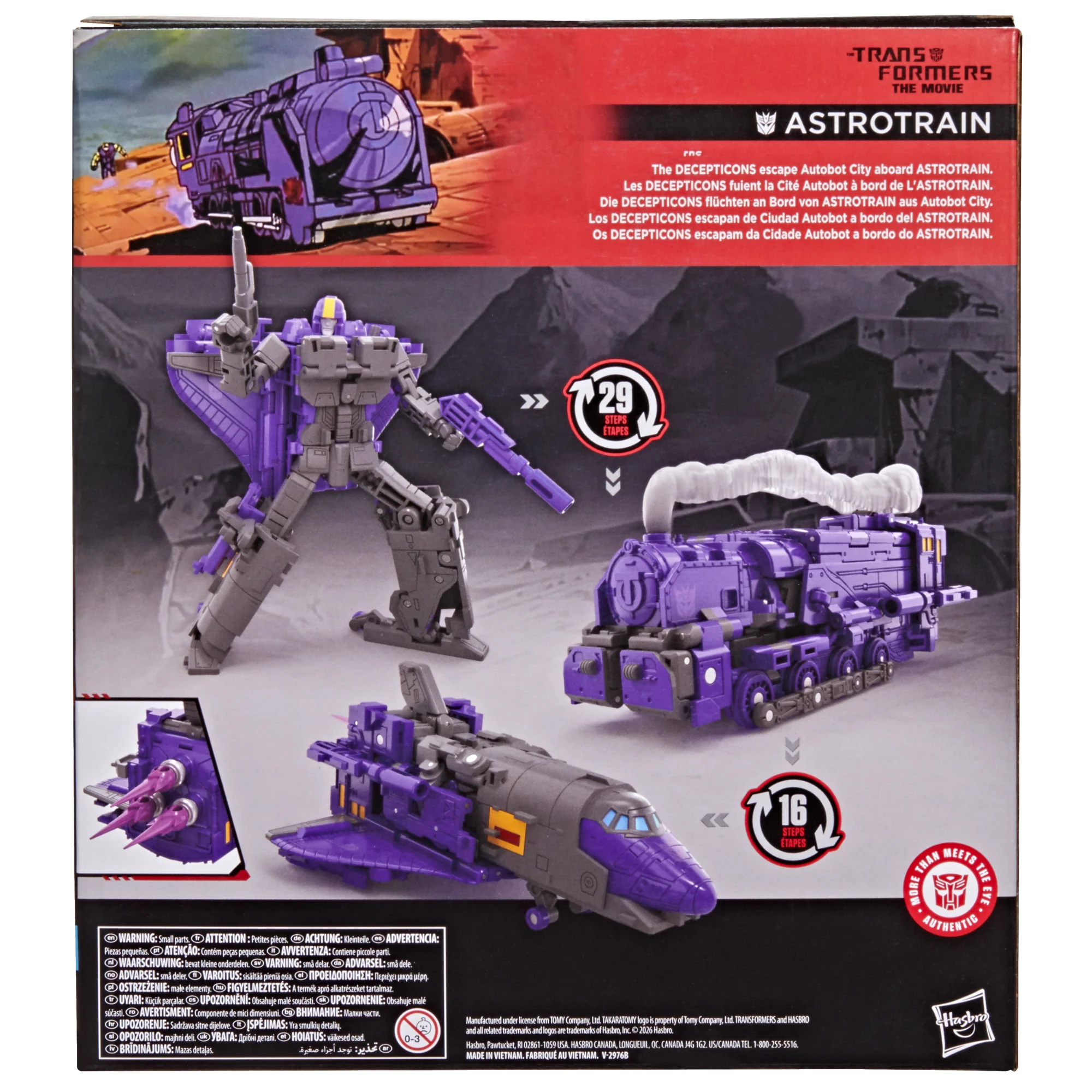 Transformers Studio Series (86 Movie) Leader Astrotrain - Image 3