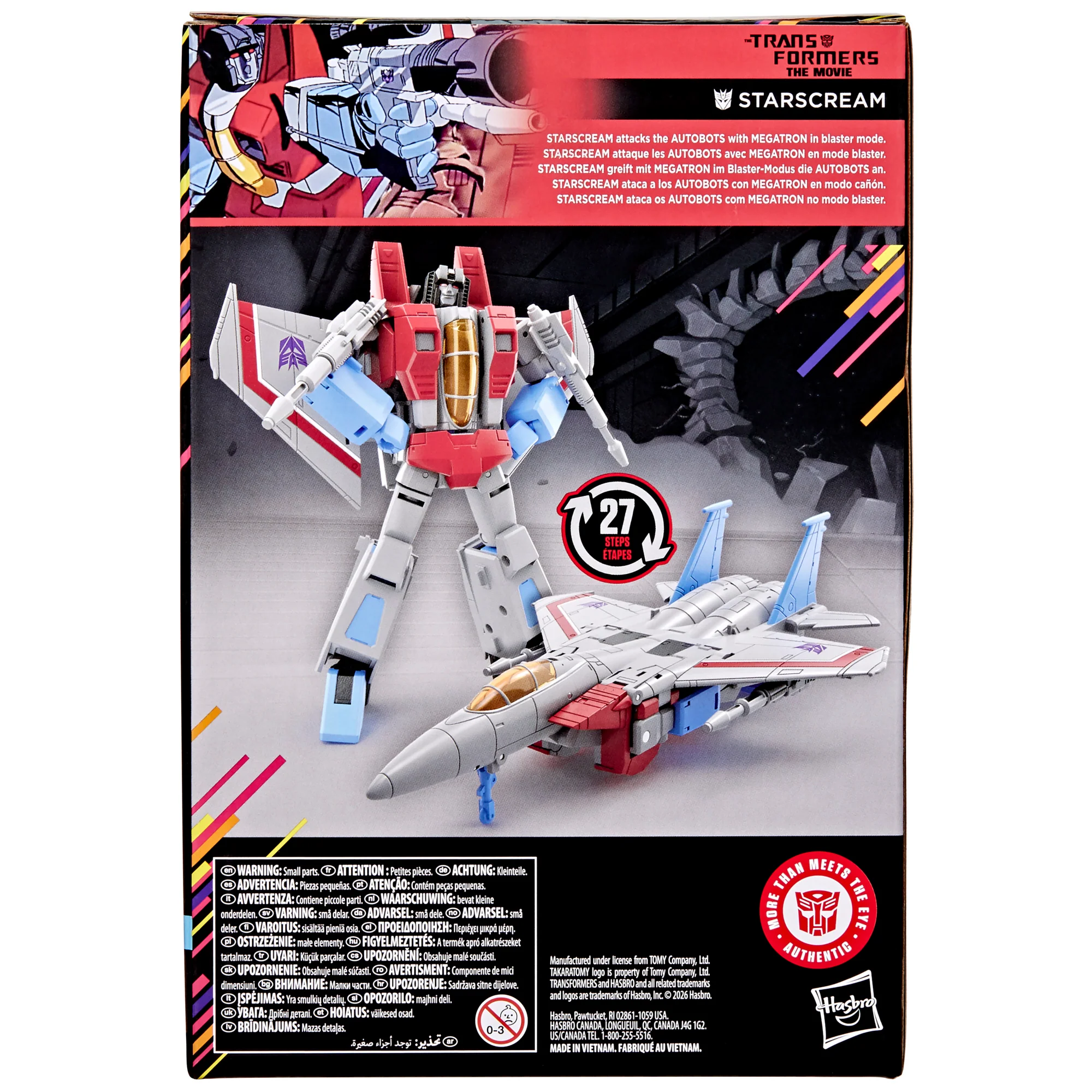 PRE-ORDER Transformers Studio Series (86 Movie) Voyager Starscream - Image 3