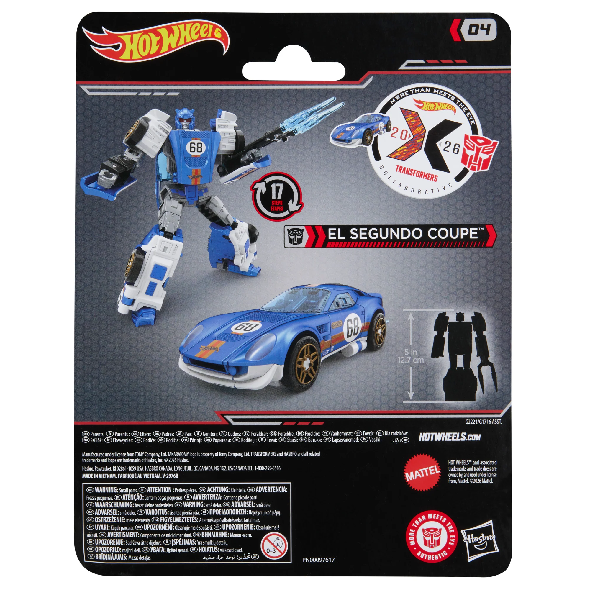 PRE-ORDER Transformers X Hot Wheels El Segundo Coupe - Image 3