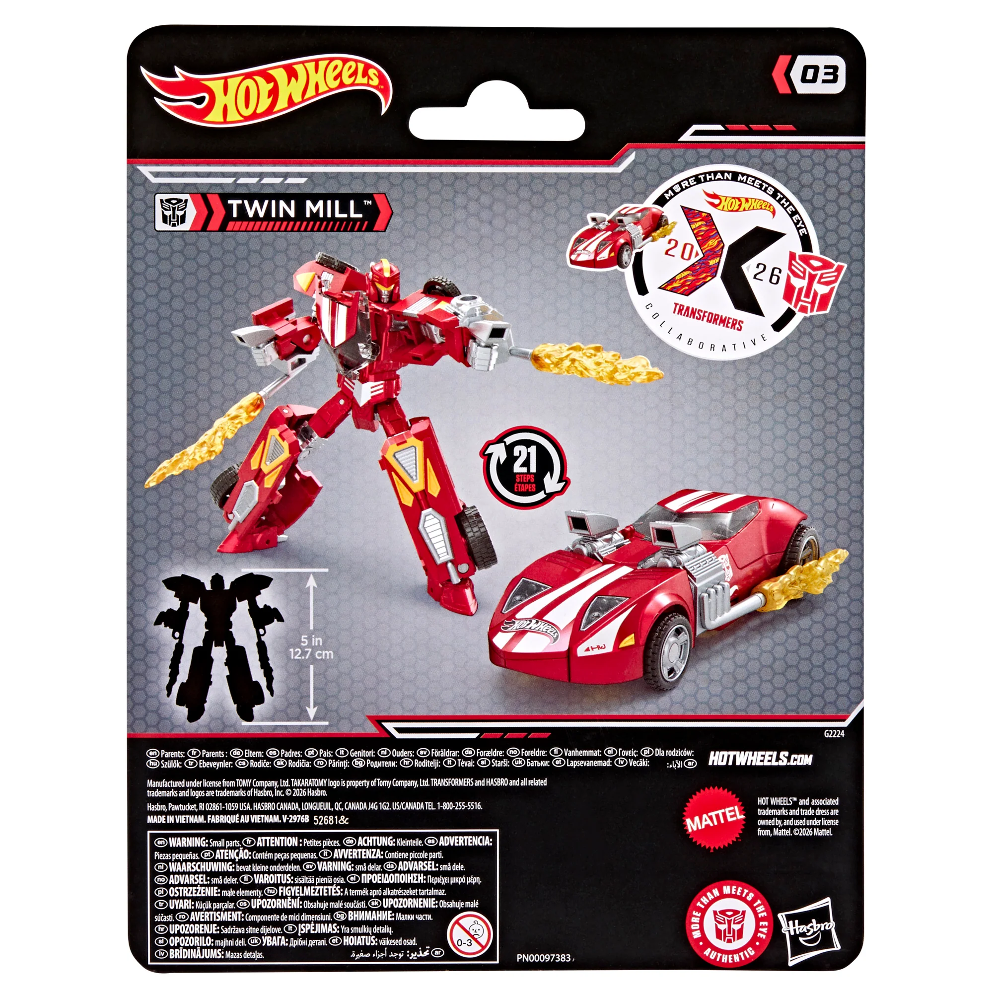 PRE-ORDER Transformers X Hot Wheels Twin Mill (V2) - Image 3