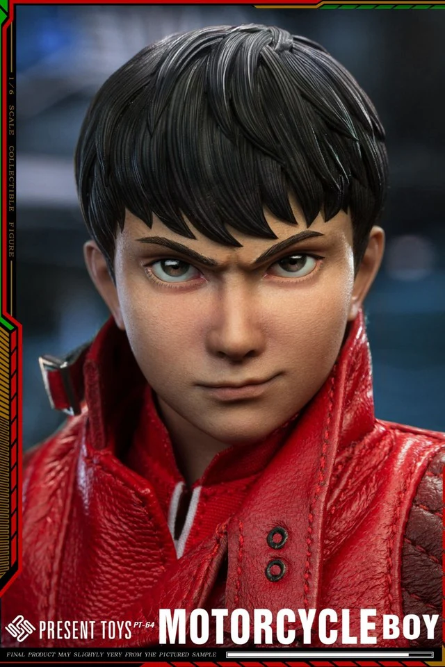 Present Toys Motorcycle Boy Akira Kaneda 1/6 Scale Collectible Figure - Image 4